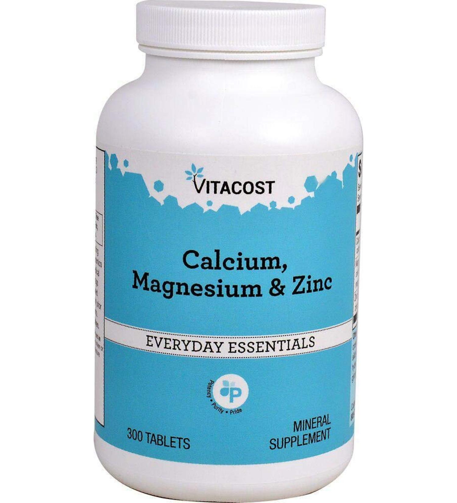 Vitacost Calcium Magnesium & Zinc - 300 Tablets