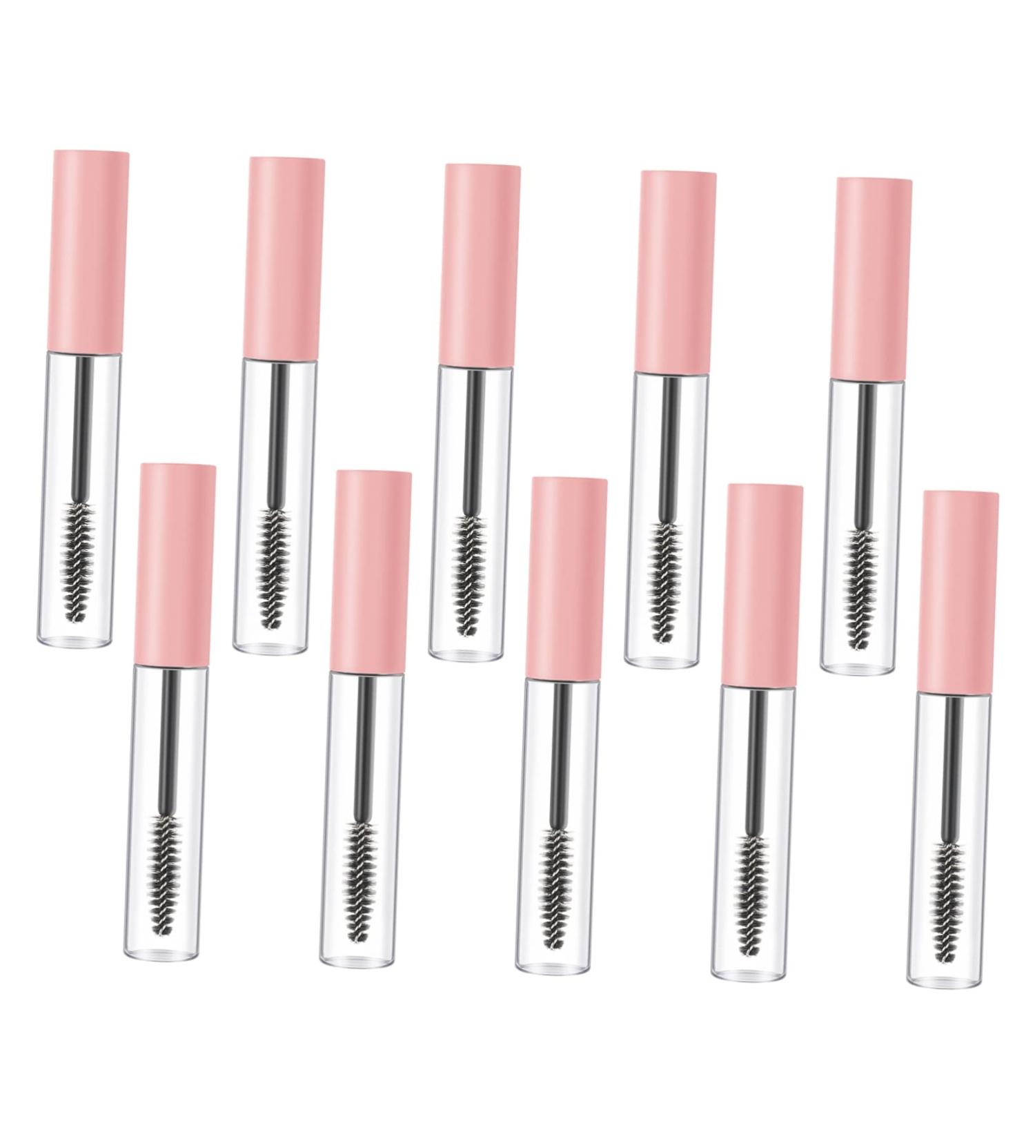Mikinona 10pcs Mascara Empty Tube Mini Mascara Tubes Mascara Wand Eyelash Cream for Growth DIY Plastic - Buy Online on GoSupps.com