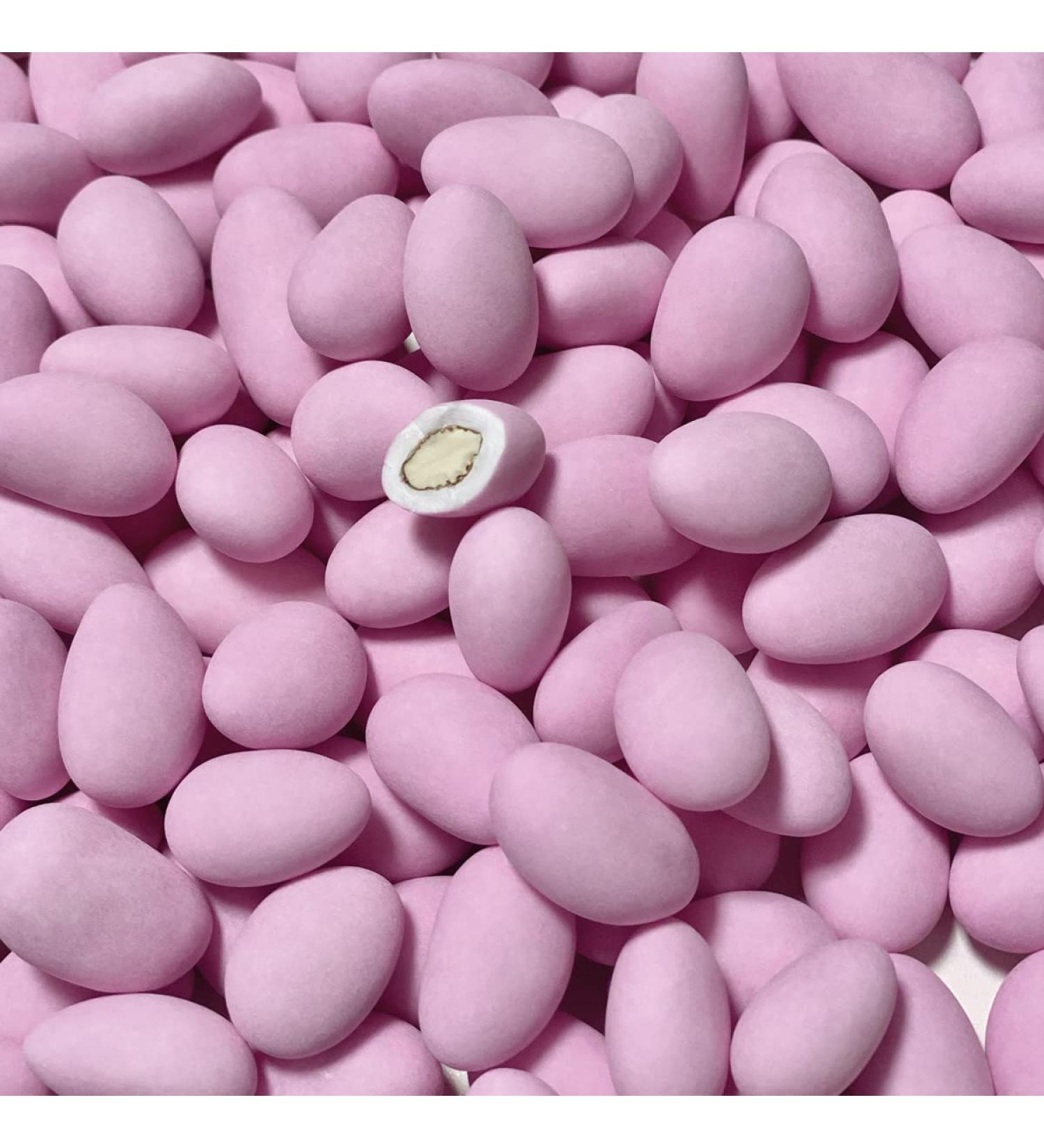 Pink almond sugared almonds 1 kg - cheap quality - approximately 240 sugared almonds - handmade in France