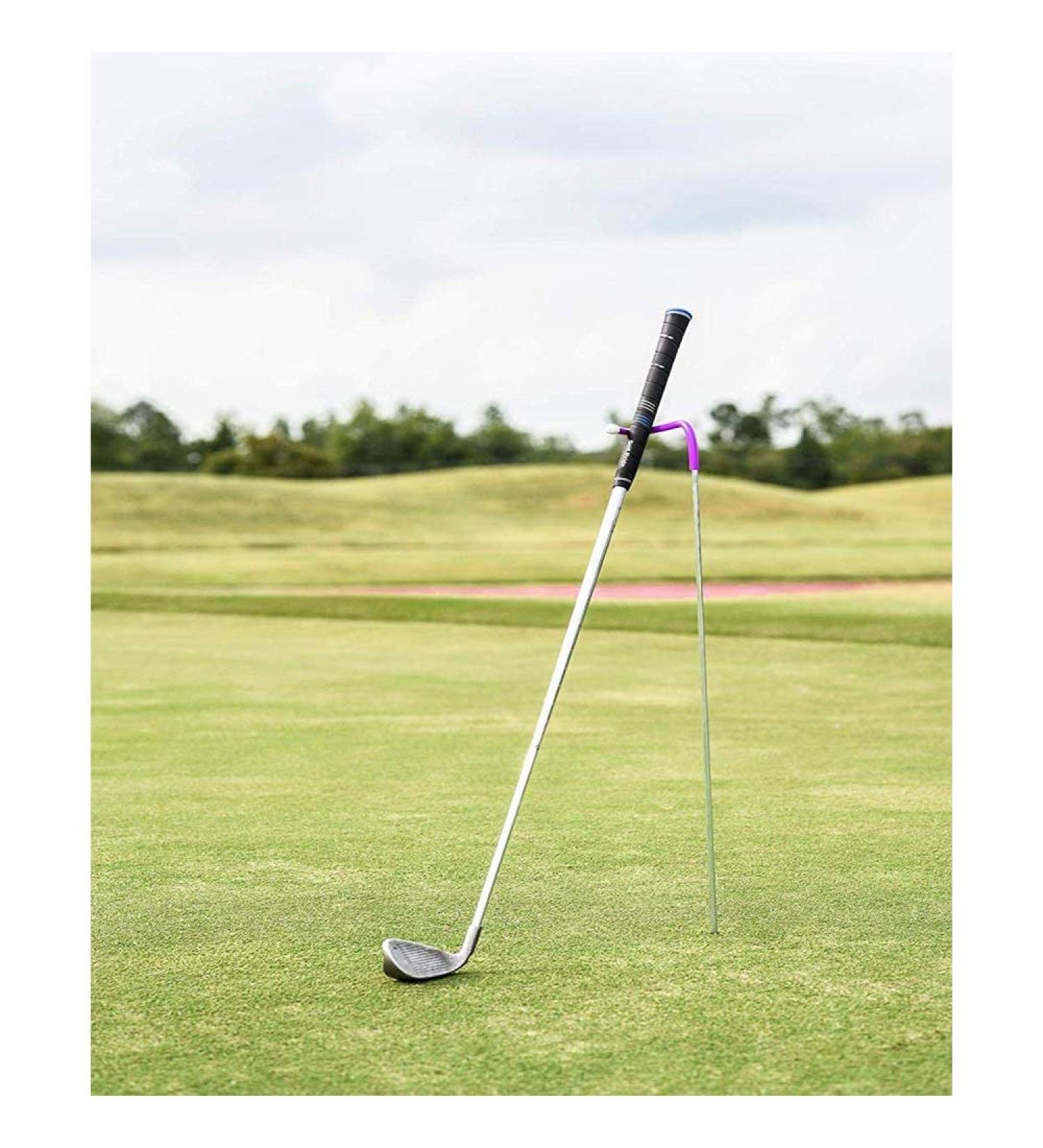 V-Shaped Golf Club Stand | Durable Stainless Steel | Keep Clubs Clean, Dry & Visible | Easy to Carry Holder - Buy Online on GoSupps.com