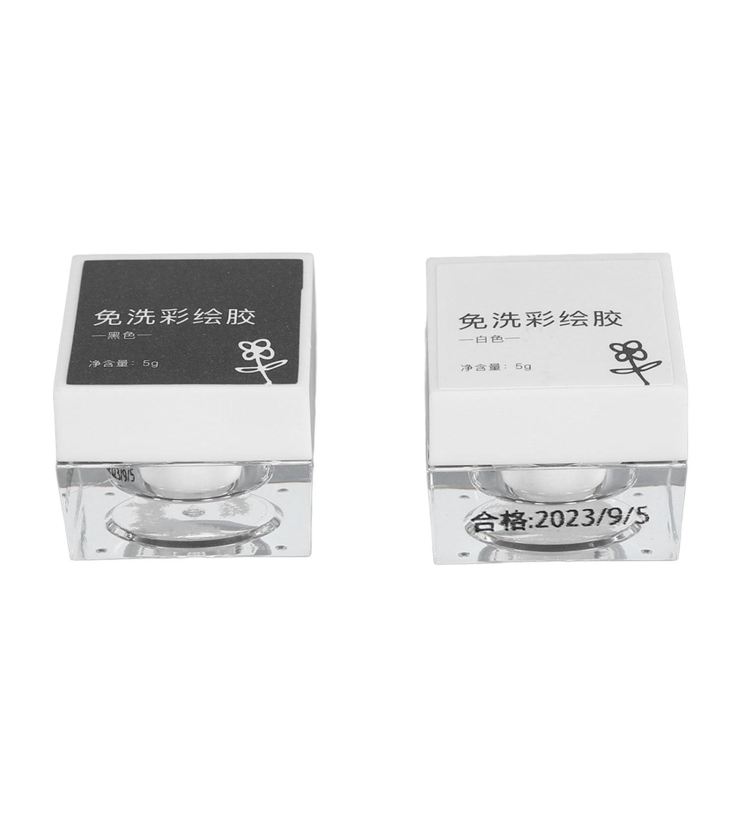 Nail Art Drawing Gel Portable Black and White Nail Art Color Gel for Home Use - Buy Online on GoSupps.com