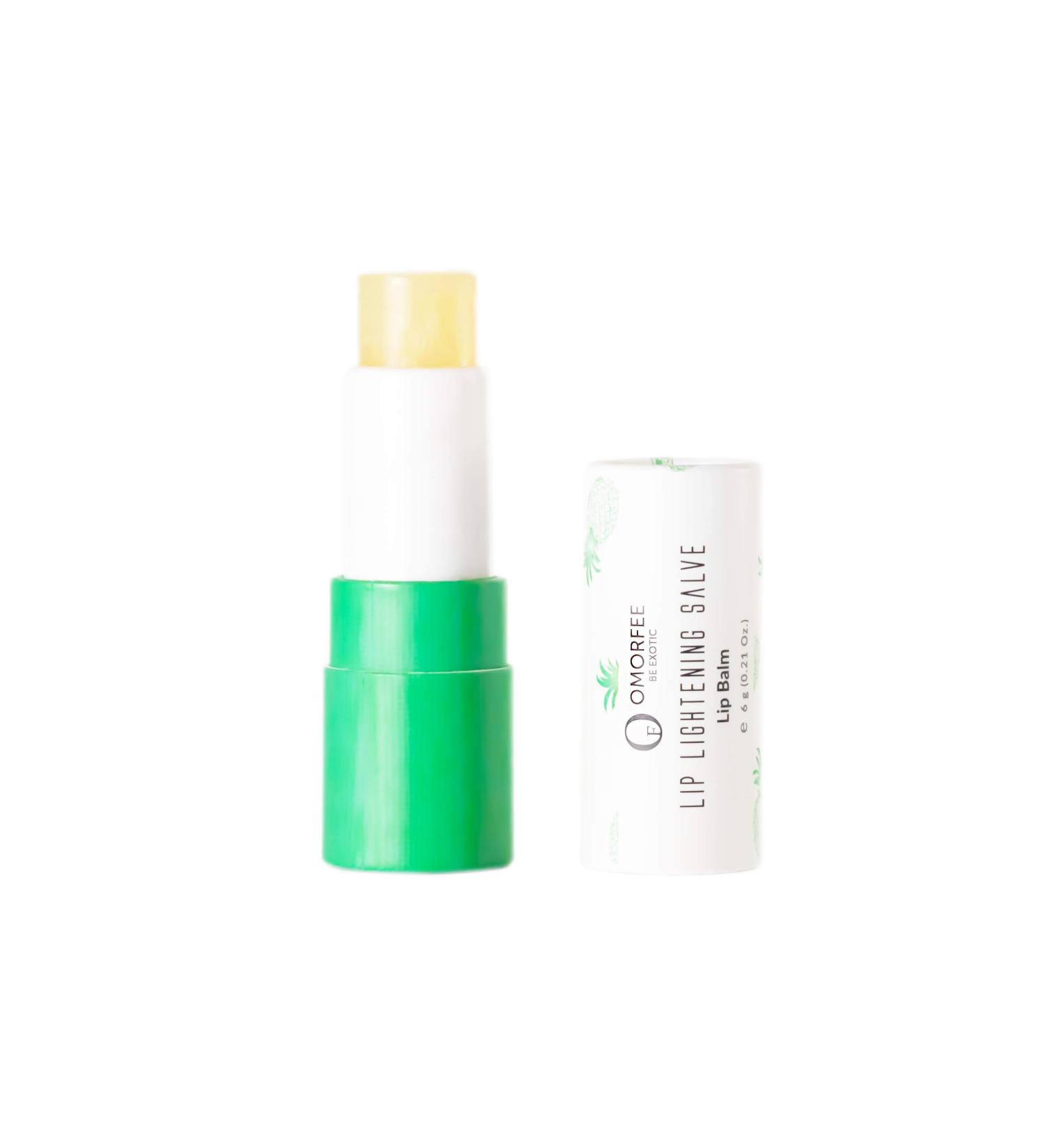 Omorfee 100% Organic Lip Lightening Stick | Lip Whitening Lipstick with SPF | Natural Lip Balm with Cocoa Butter, Carrot Seed Oil & Pineapple Extract | 6g/0.21oz - Buy Online on GoSupps.com