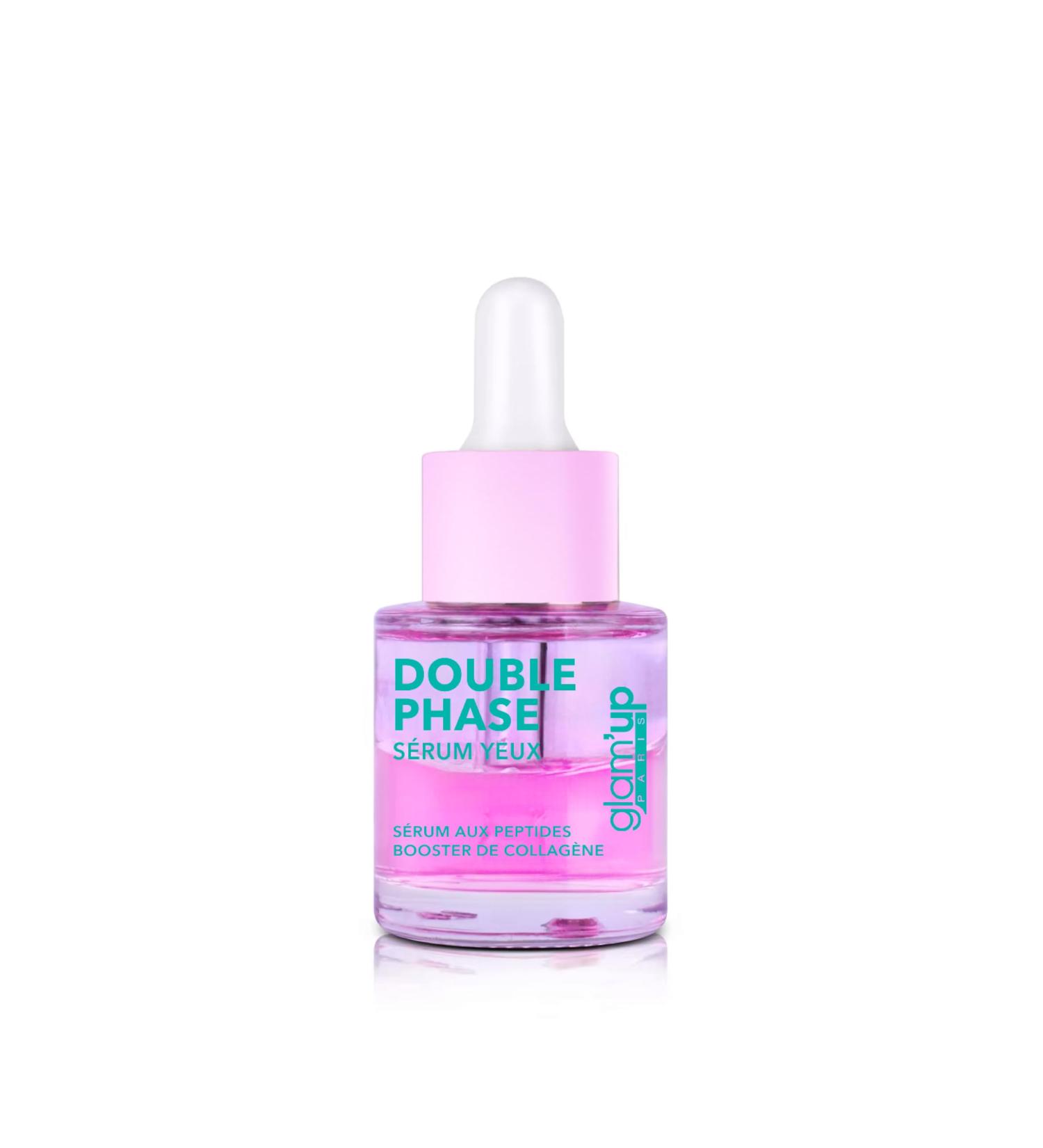 Glam'Up Paris - S rum Double Phase Contour des Yeux - l Acide Hyaluronique - Hydratation Intense - Tous Types de Peaux - K-beauty - Buy Online on GoSupps.com