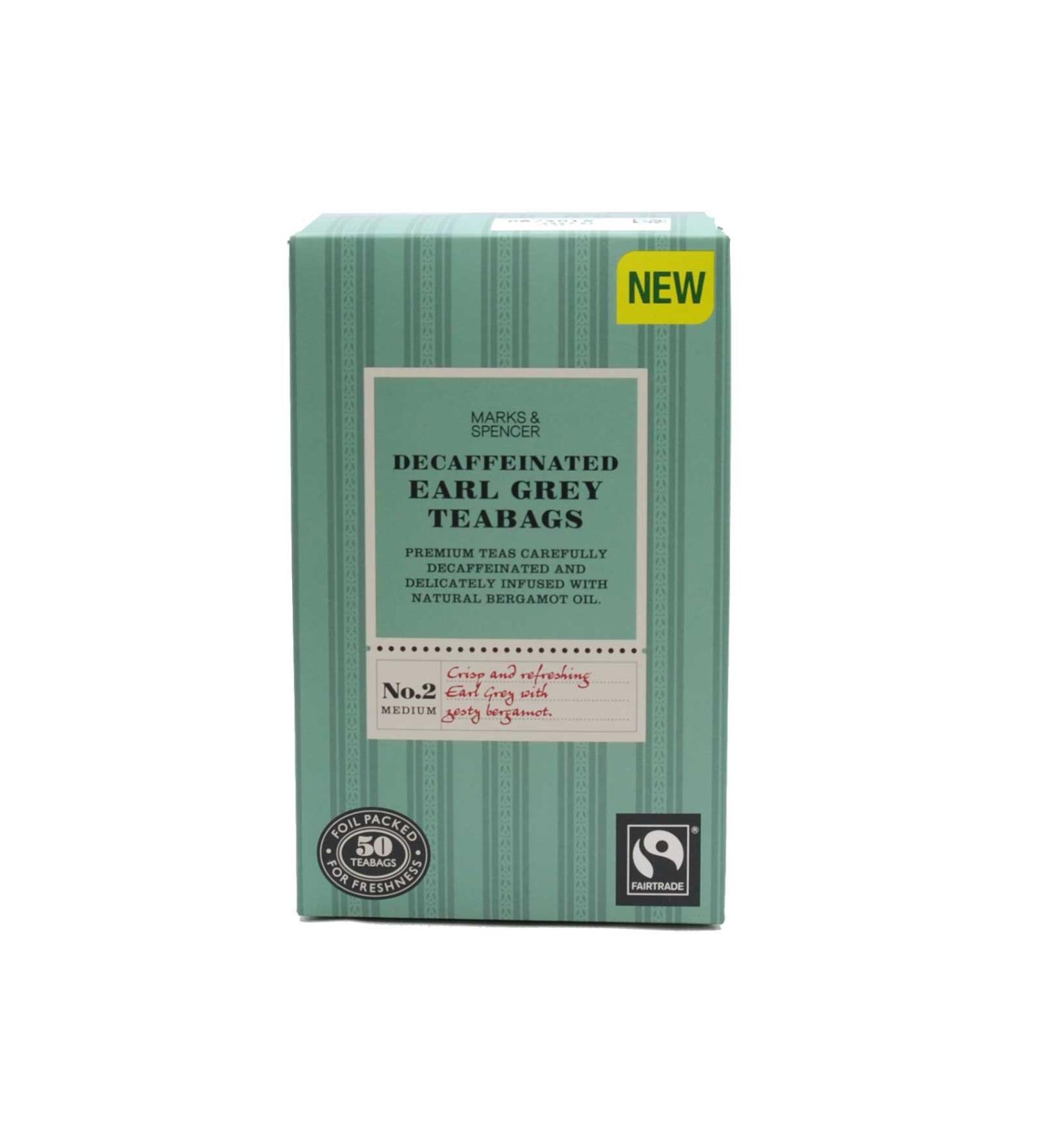 Marks & Spencer Decaffeinated Earl Grey Tea 50 Bags (From the UK) - Buy Online on GoSupps.com