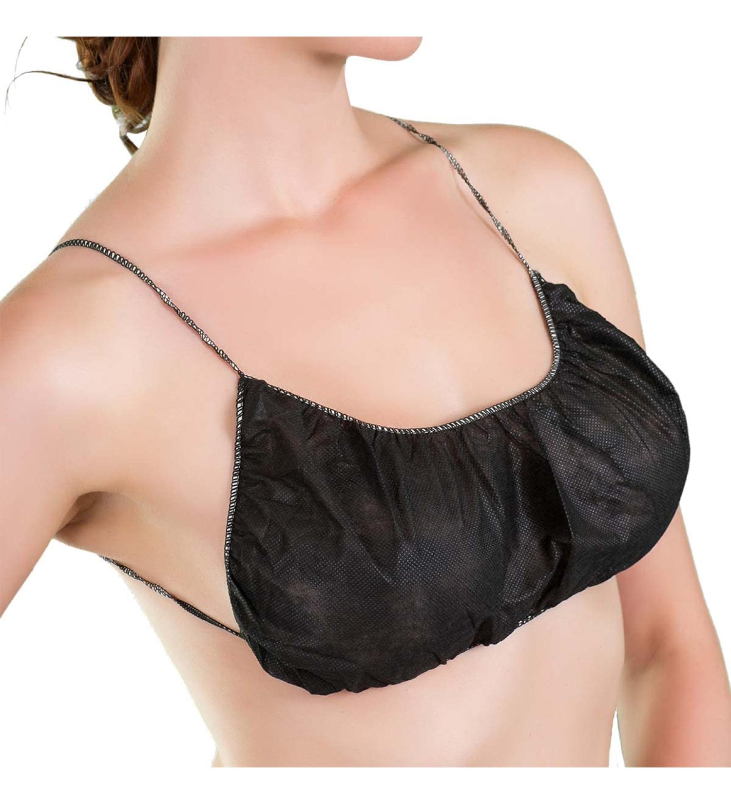 APPEARUS 50 Ct. Black Disposable Backless Spa Bras for Women - Spray Tanning and Body Treatments - Buy Online on GoSupps.com