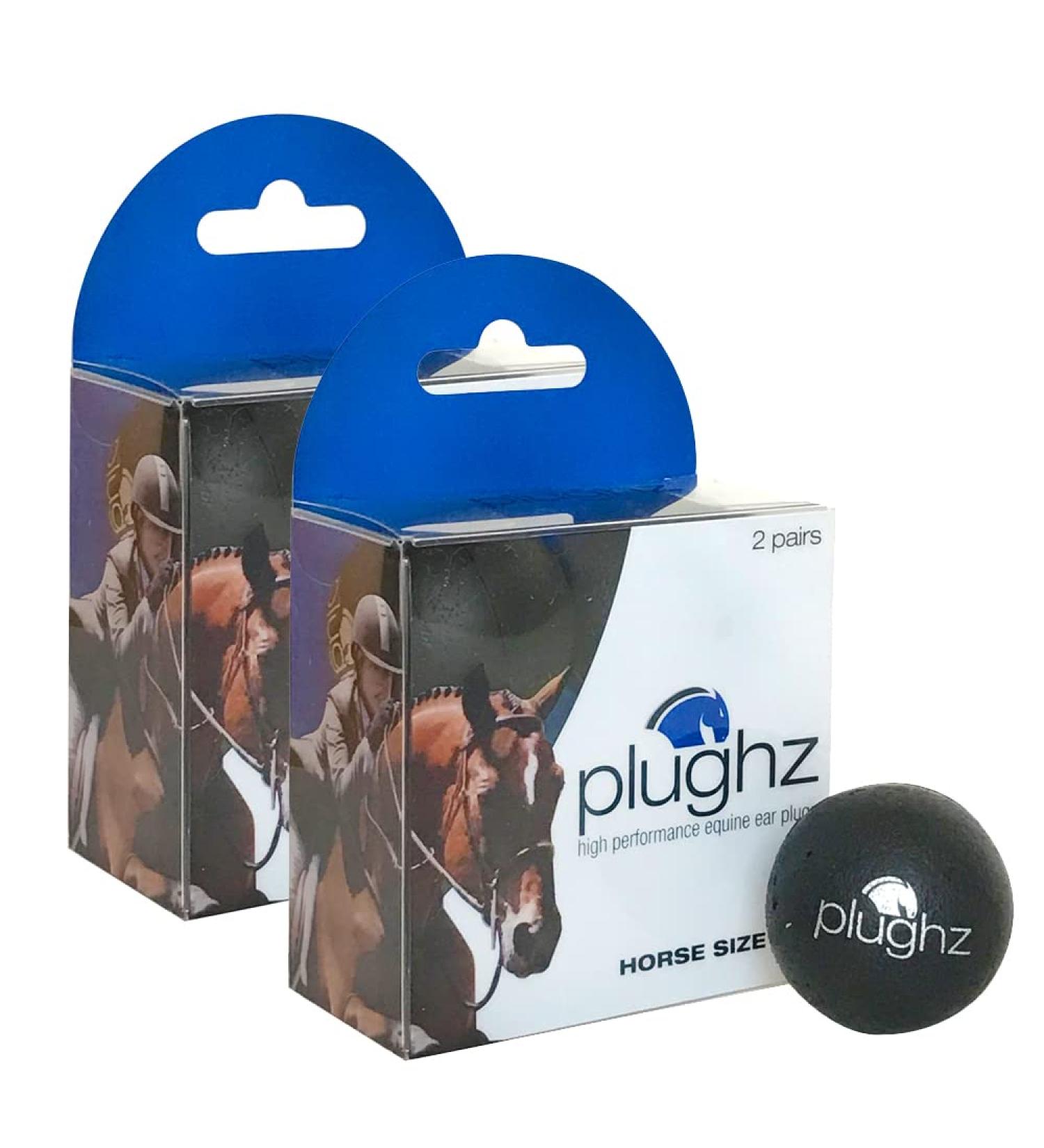 Buy Smooth Black Horse Ear Plugs - 4 Pairs | International Shipping Available - Buy Online on GoSupps.com