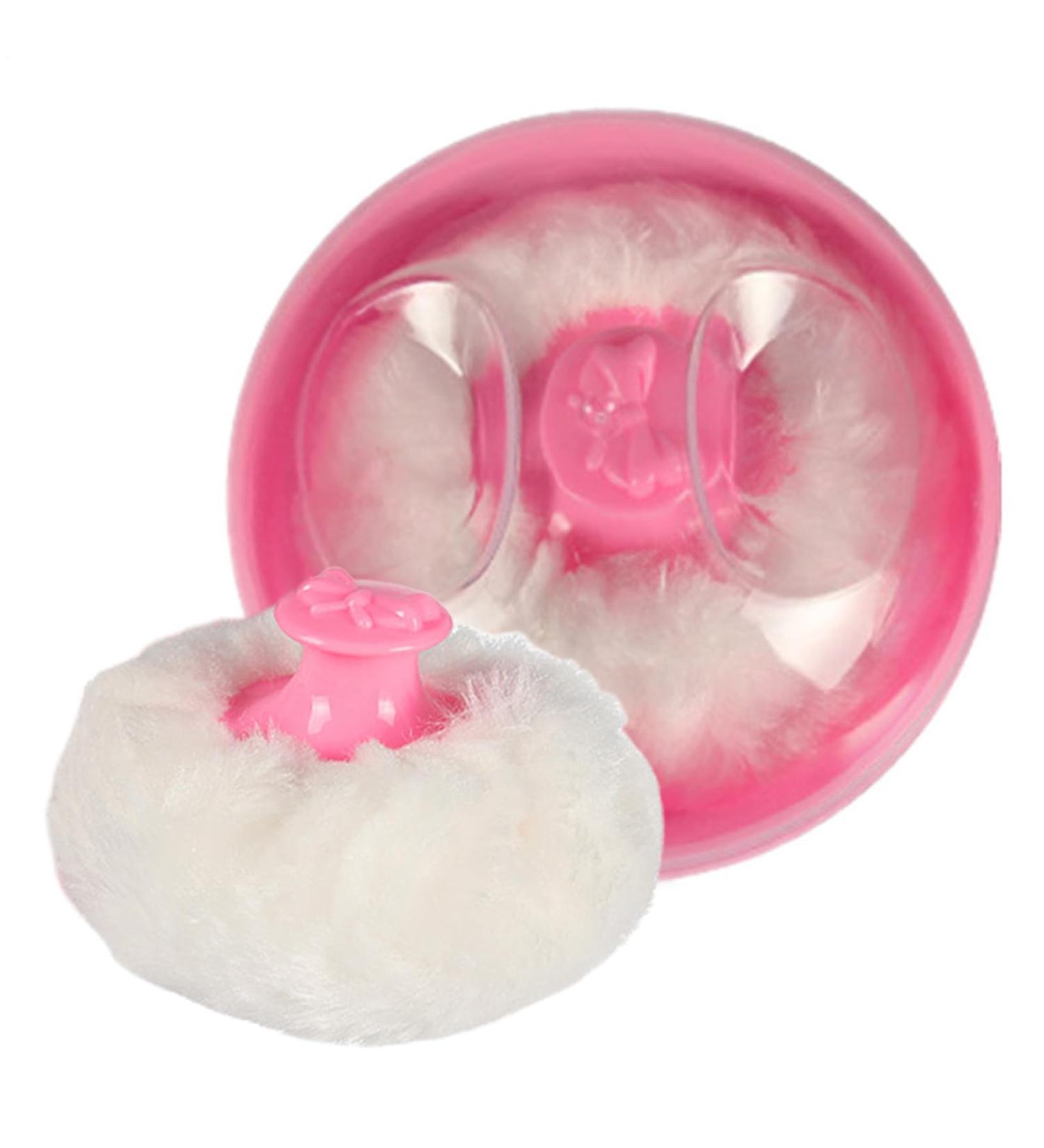 Bo te de Poudre avec Applicateur Puff | tui de Poudre Libre Cosm tique et Maquillage avec Houppette Indispensable de Voyage Portable pour Soins Post-Douche et Temp ratures lev es - Buy Online on GoSupps.com