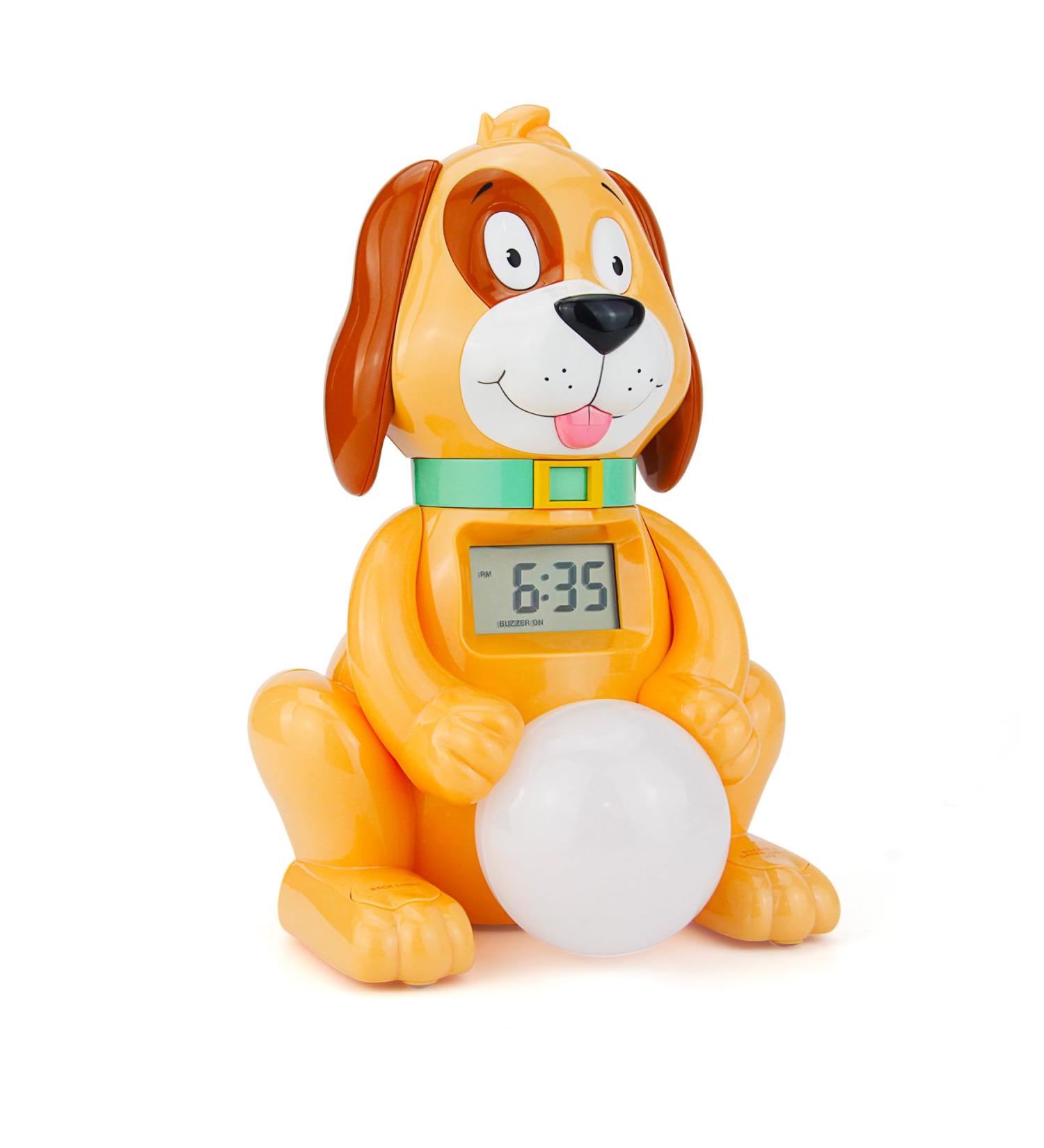 Buy Bigmonat Cute Dog Children's Alarm Clock - Time-Controlled Digital Clock for Kids - Yellow - Battery & AC Powered - Buy Online on GoSupps.com
