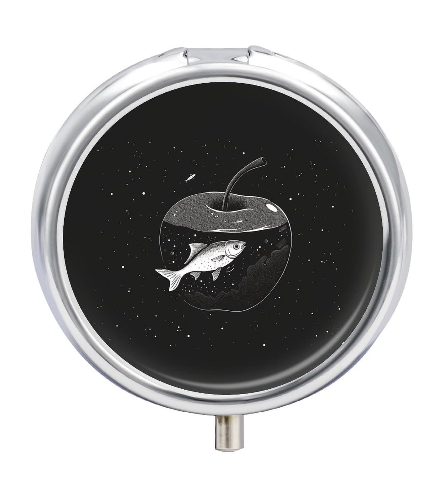 Portable 3 Compartment Pill Box Case for Travel - Water-Resistant Medicine Organizer for Purse & Pocket - Buy Online on GoSupps.com