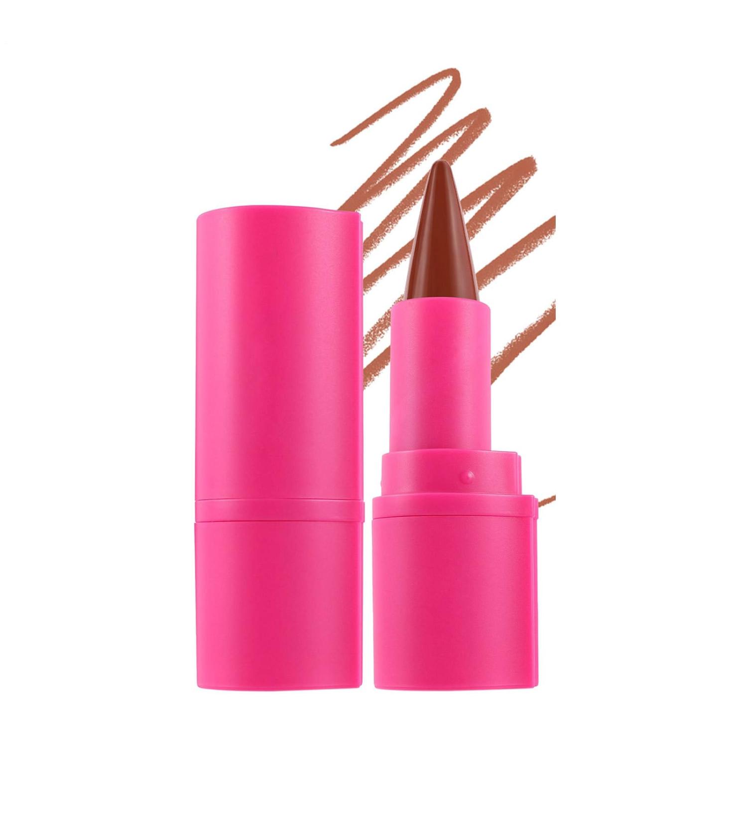 Lip Contour Stick 36g Velvet Finish Waterproof Product Long Lasting Velvet Matte Finish Lipstick and Lip Liner Set for Girlfriend Mom Lady Travel Party Dating Vacation Stage 03 - Buy Online on GoSupps.com