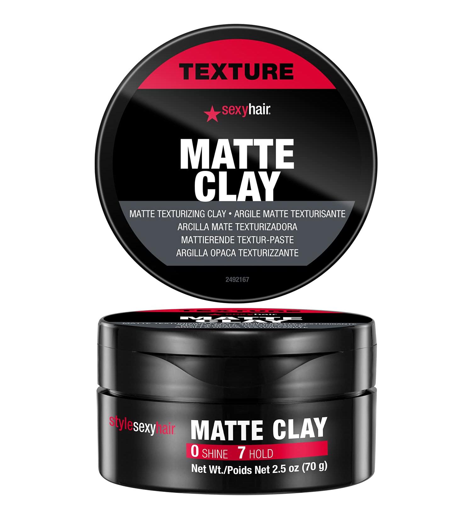 SexyHair Style Matte Clay - Texturizing & Molding Clay for Defined Hairstyles - 2.5 fl oz - Buy Online on GoSupps.com