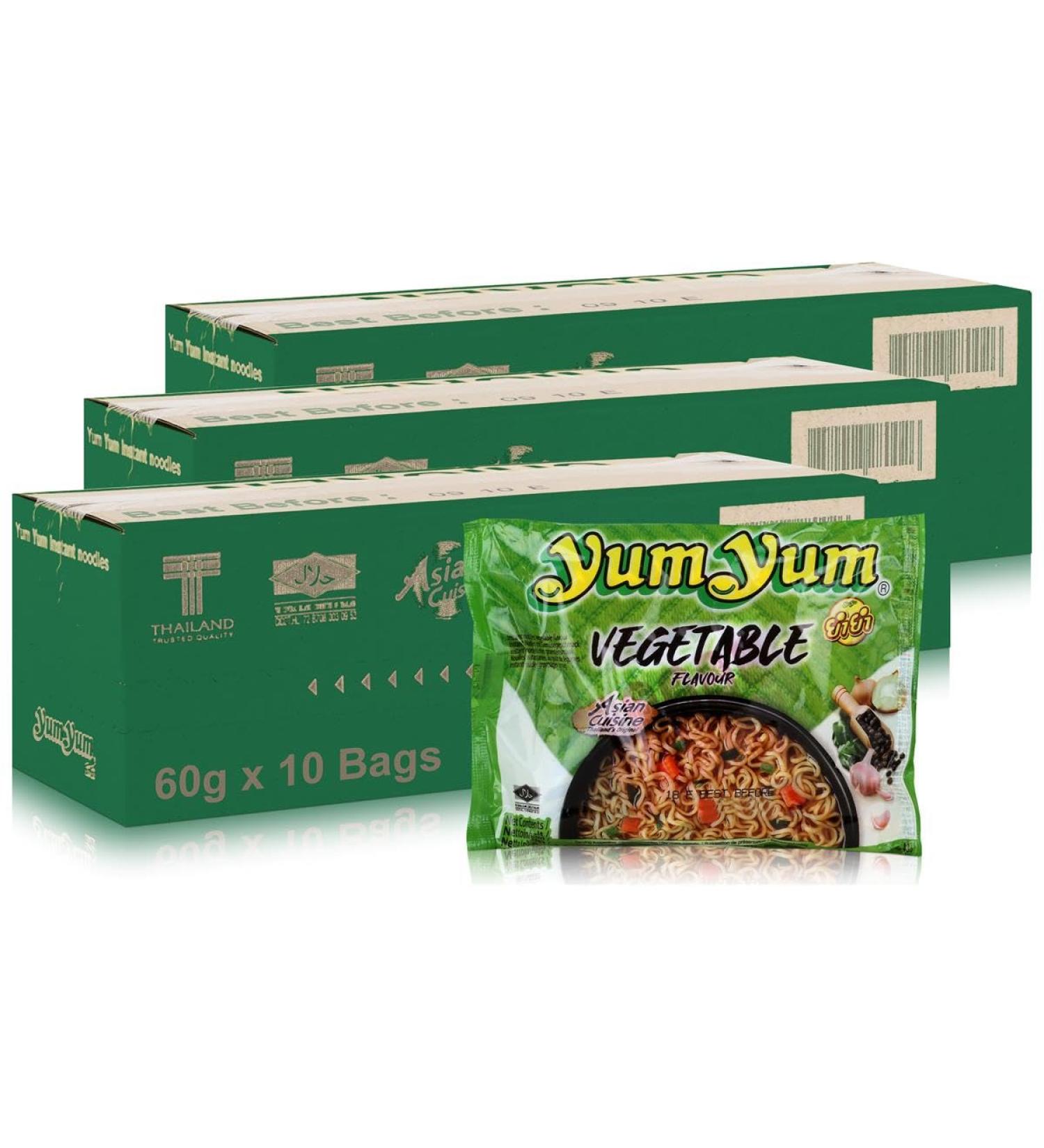 Soup Noodle Vegetarian YUM YUM 30x60g Thailand - Buy Online on GoSupps.com
