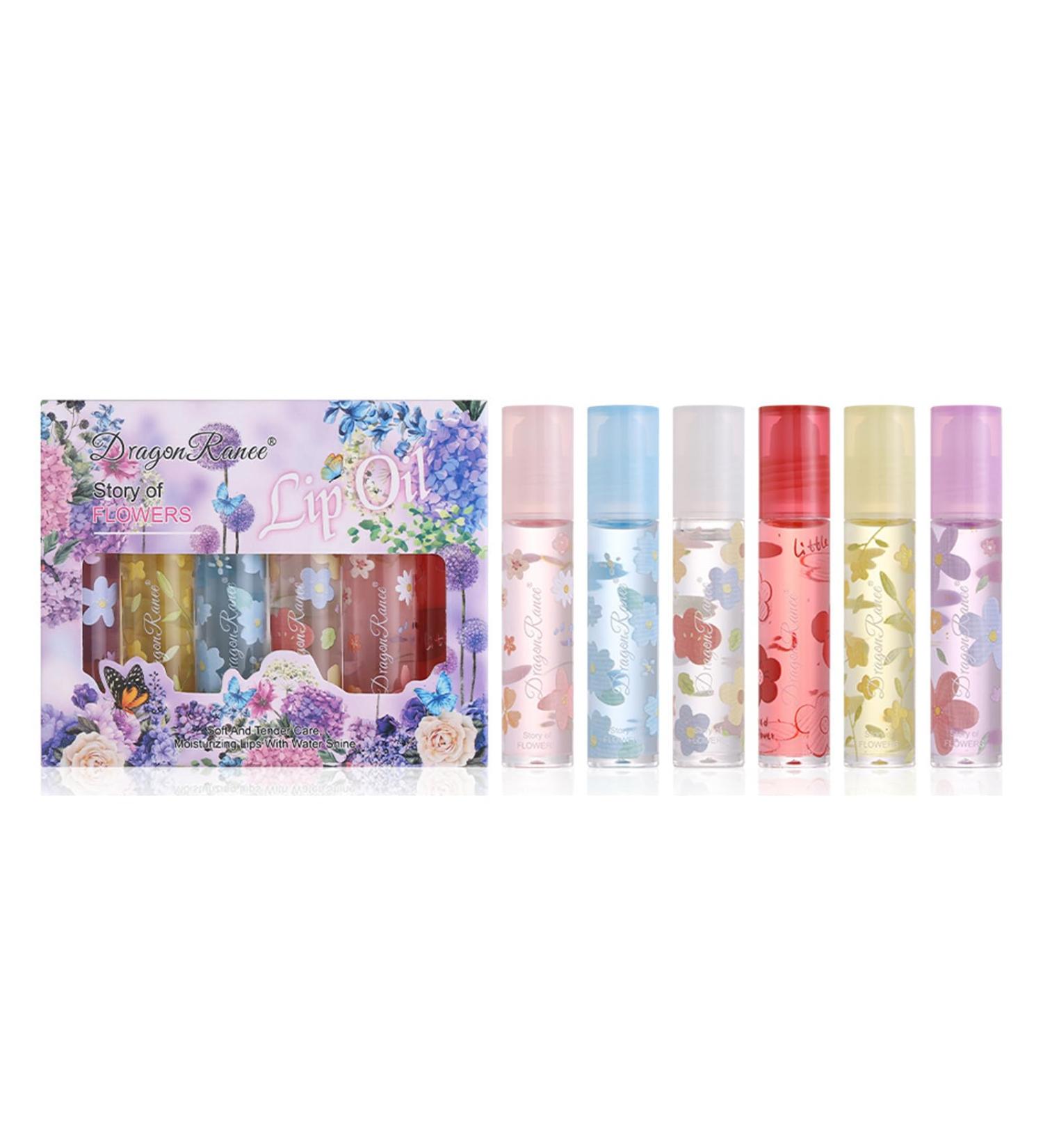Plumping Lip Gloss Lip Oil Hydrating For Natural Cute Makeup Lipstick TintedsClear SerumsLip Balm Cosmetics Flower Lip Balm Care Cosmetic Moisting Oily Texture Hydrating Lip Oil Natural - Buy Online on GoSupps.com
