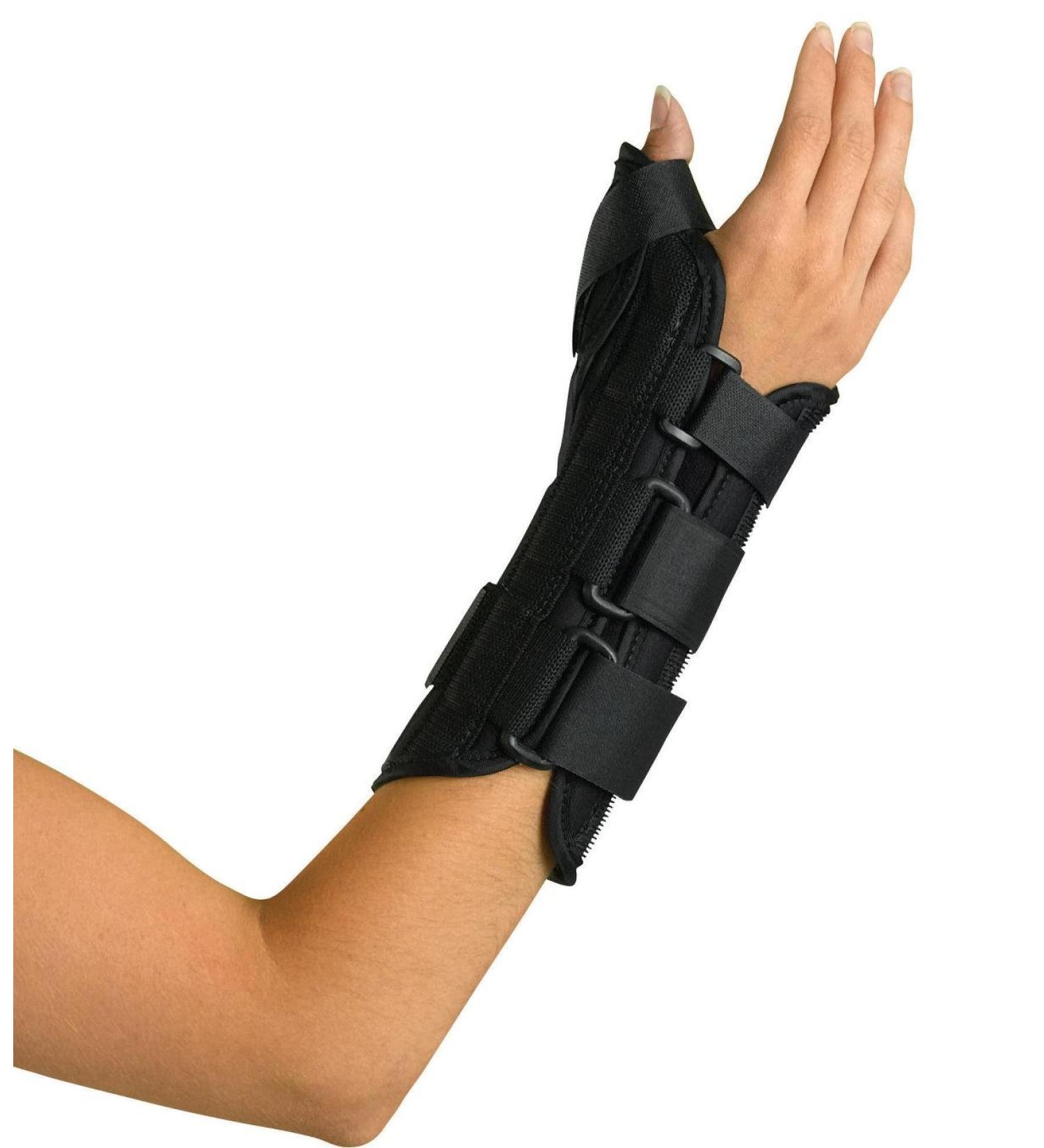 Medline Wrist and Forearm Splint with Abducted Thumb Right Small