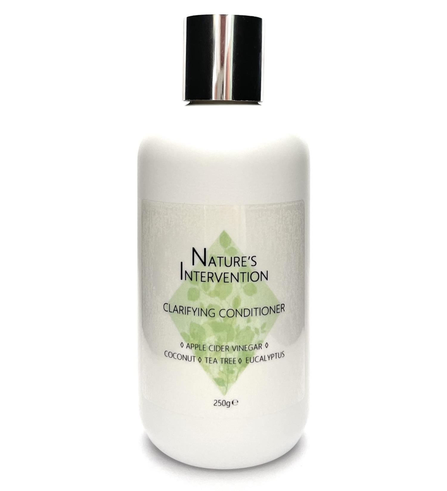 Natural Clarification Flushing - Apple Cider Vinegar & Tea Tree - 250ml | Paraben-Free Sulfate-Free Silicone-Free | pH 5.5 for Sensitive Skin - Nature's Intervention - Buy Online on GoSupps.com