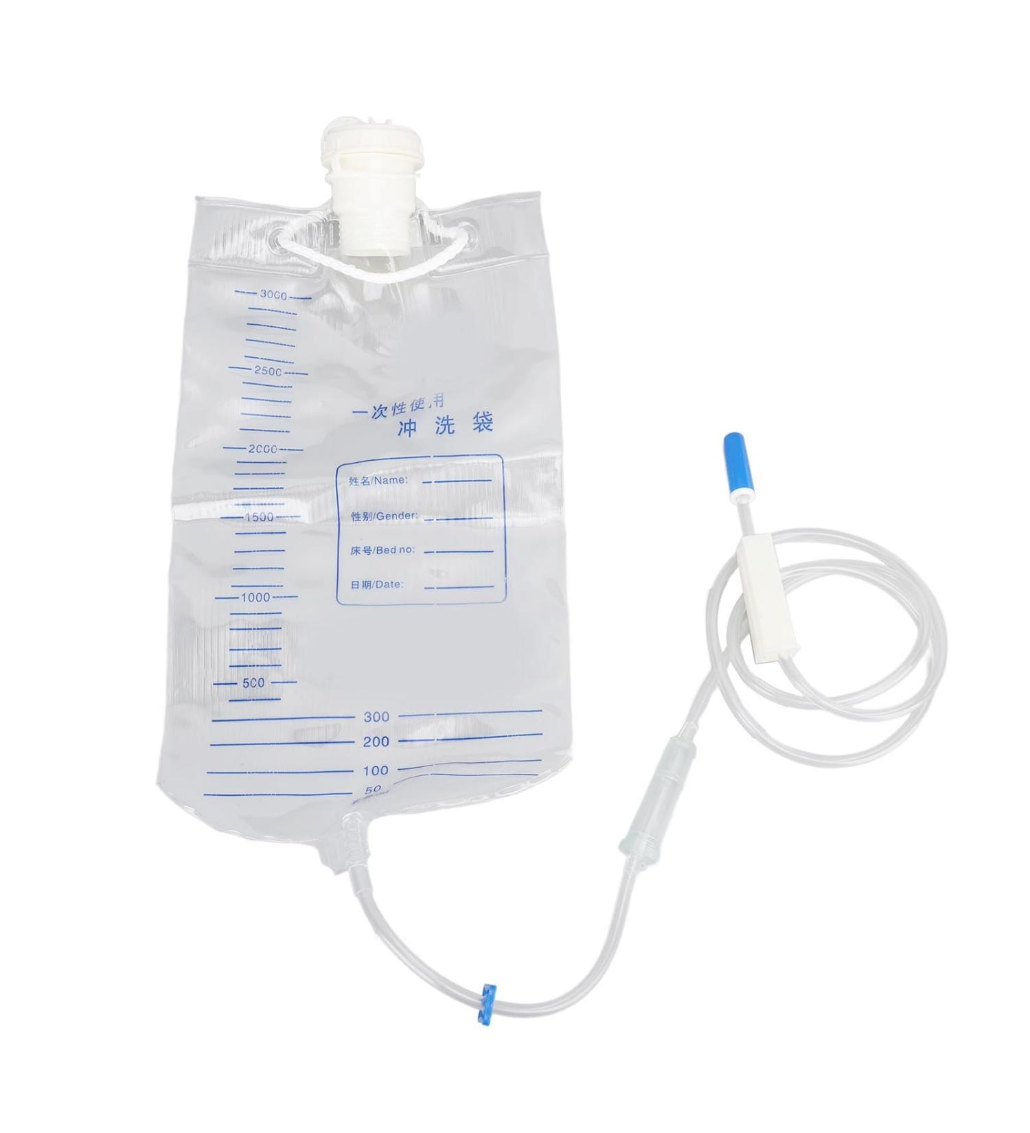 3000 ml Silicone Inlet Bags with Hose - Promotes Digestive Health & Intestinal Cleaning - Safe & Durable for Home Use - International Shipping - Buy Online on GoSupps.com