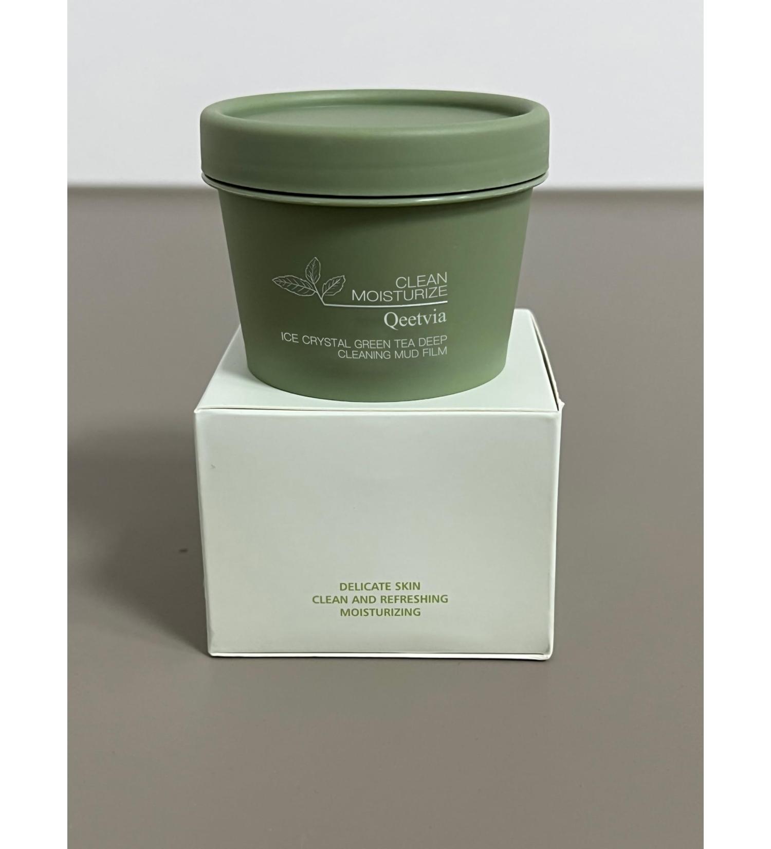 Qeetvia Green Tea Facial Mask Stick - All Skin Types Improves Skin for Women & Men | International Shipping Available - Buy Online on GoSupps.com