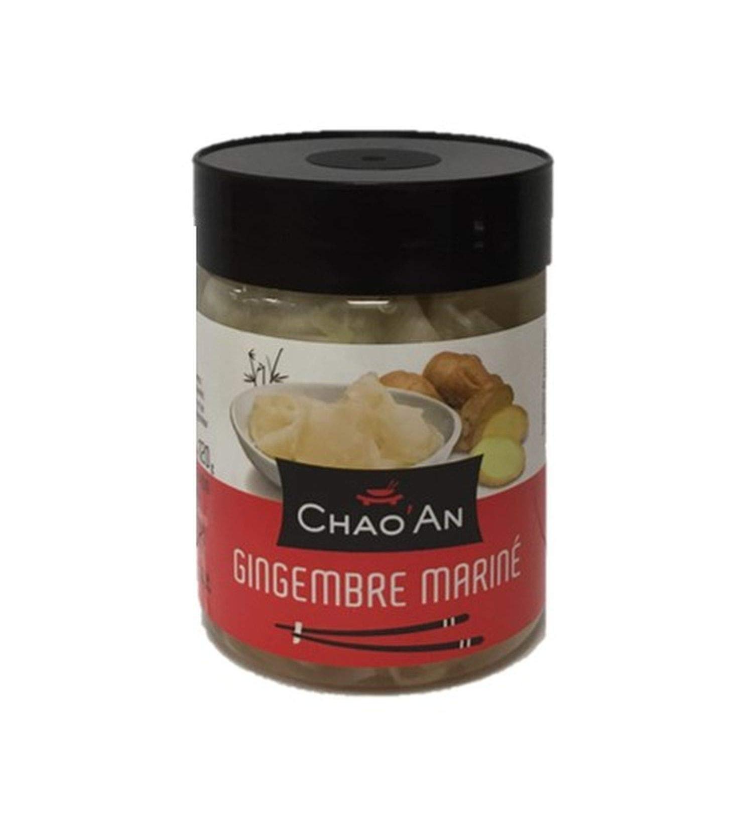 Marinated Sliced ??Ginger - Chao'an - Jar 250 g