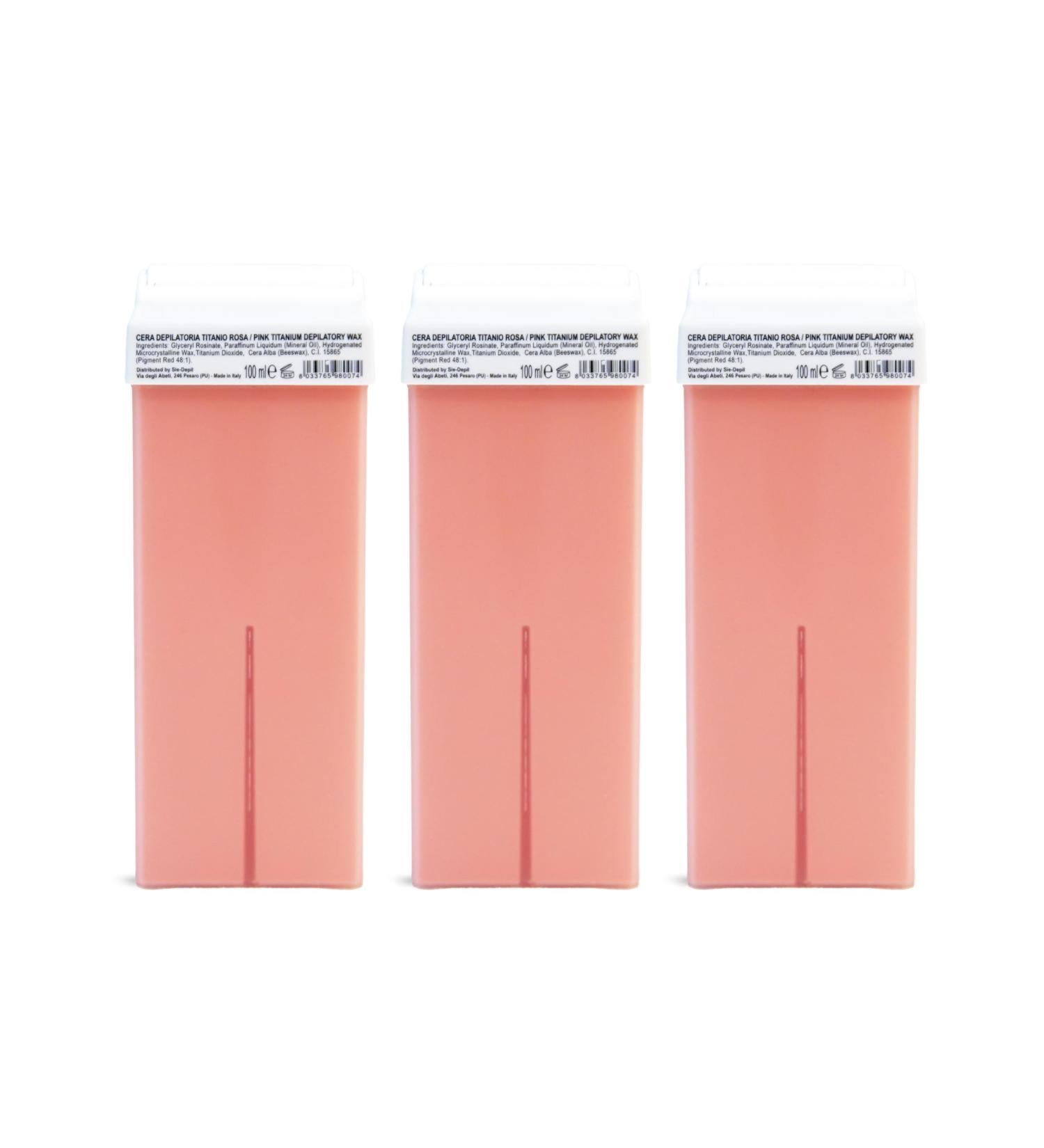 SIE-DEPIL Cire rouleau rose Cire d pilatoire universelle Recharge 3 x 100 ml - Buy Online on GoSupps.com