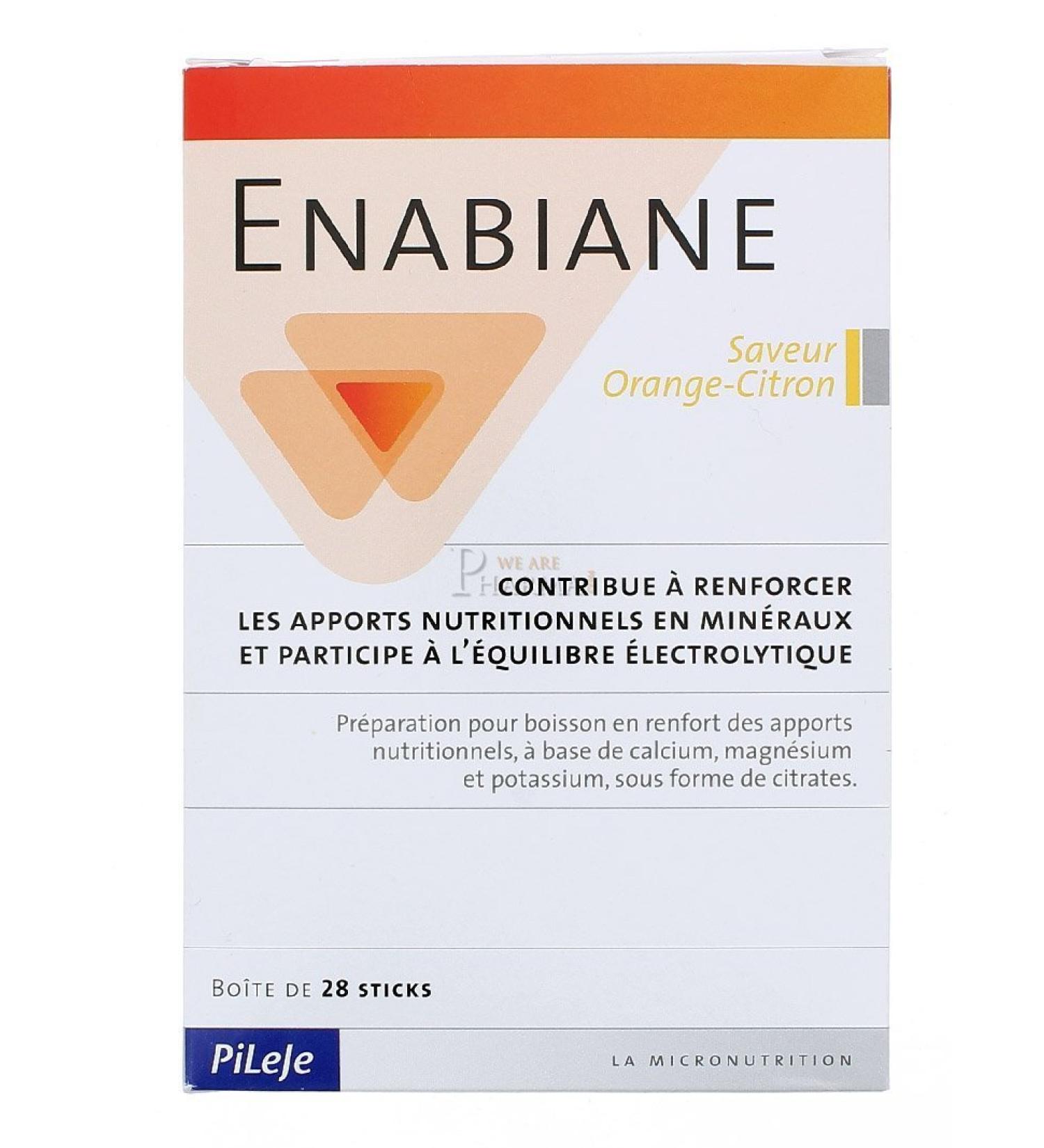 Enabiane Orange Flavor Sticks 10g 28 sachets - Buy Online on GoSupps.com