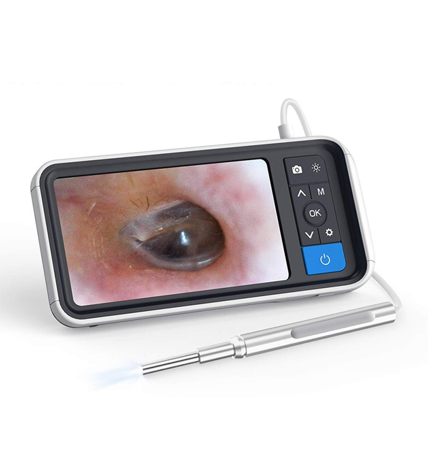 SUOTENG Ultra-Thin Digital Otoscope Ear Camera with 32G Card - Earwax Removal Tool and Infection Checker - Buy Online on GoSupps.com