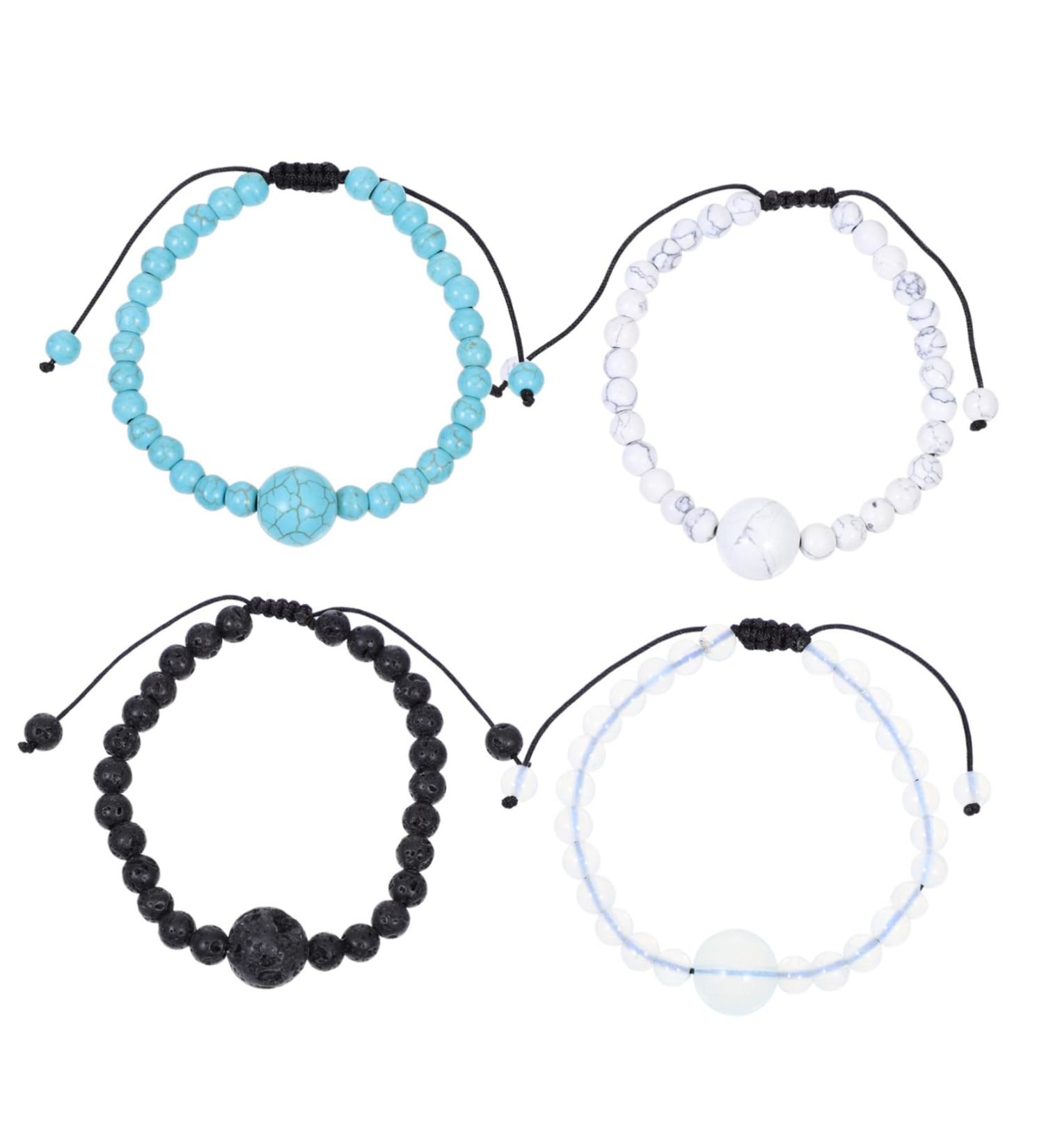 SEWOART Anti Motion Sickness Bracelet Set - Stylish Glasses & Friendship Bracelets for Seasickness Relief and Sport Activities - Buy Online on GoSupps.com