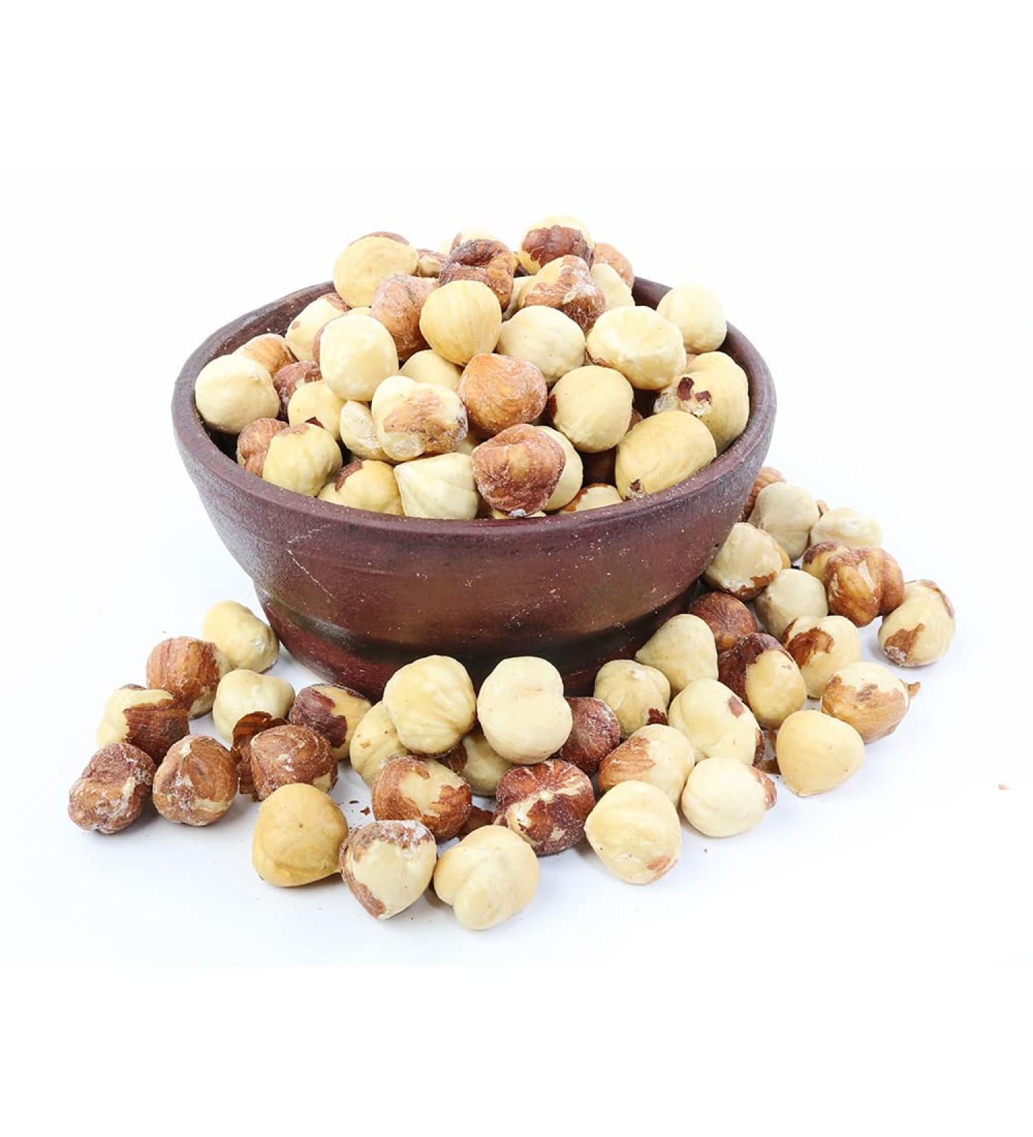 Oregon Farm Fresh Natural Hazelnuts - Lightly Salted & Dry Roasted (16oz) | Keto Snacks with Sweet Buttery Flavor - Healthy Oregon Hazelnuts for Snacking - Buy Online on GoSupps.com