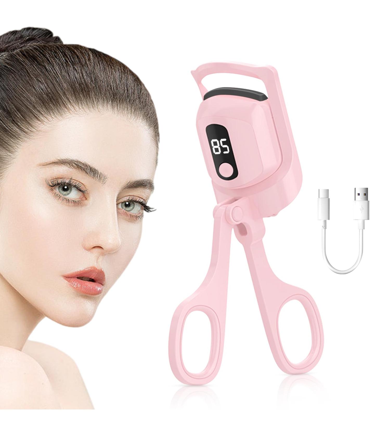 Buy Rechargeable Heated Eyelash Curlers - 3 Heating Modes & Digital Display | Fast International Shipping - Buy Online on GoSupps.com