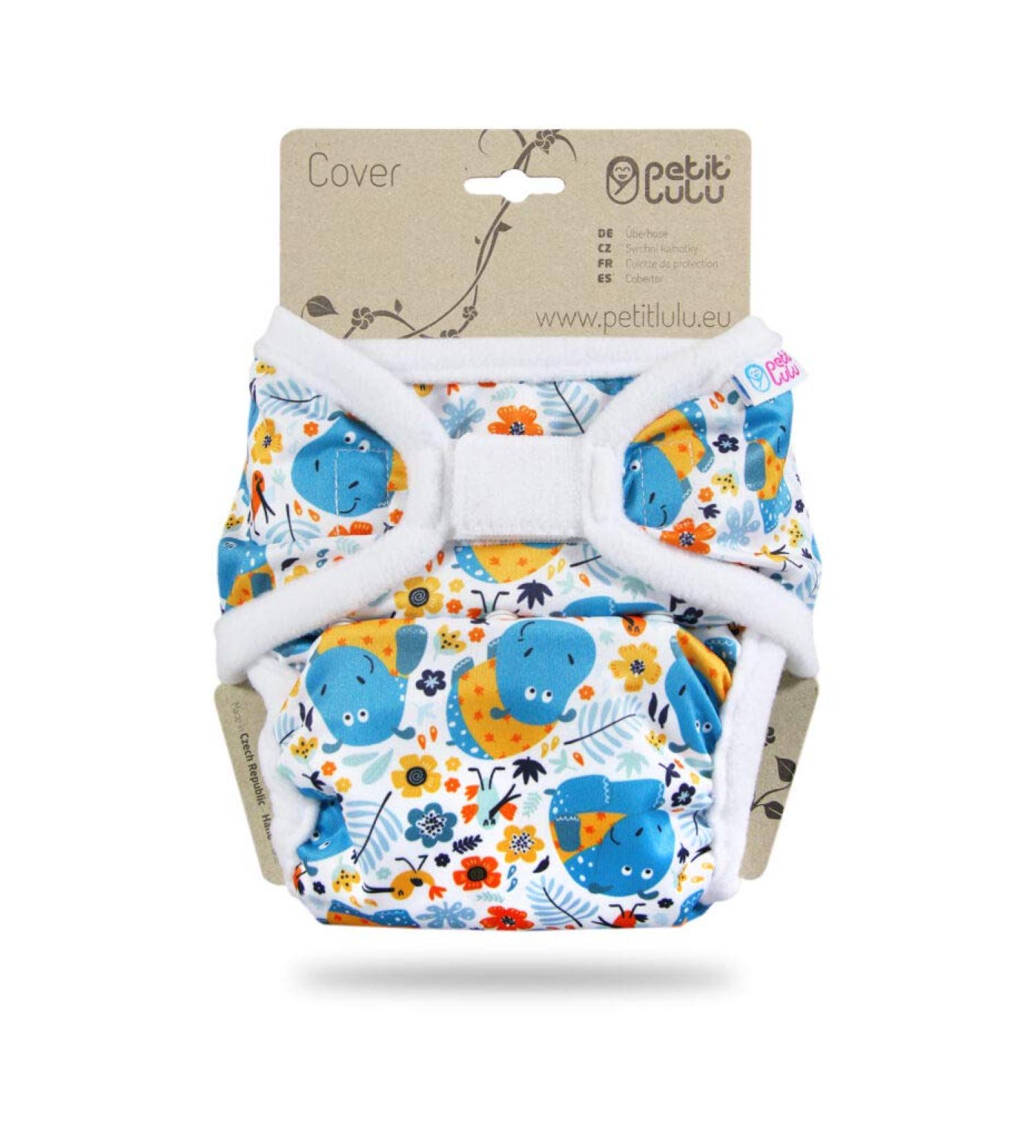 Buy Petit Lulu XL Overpants for Cloth Diapers (12-17 kg) - Velcro Hippos Design | International Shipping Available - Buy Online on GoSupps.com