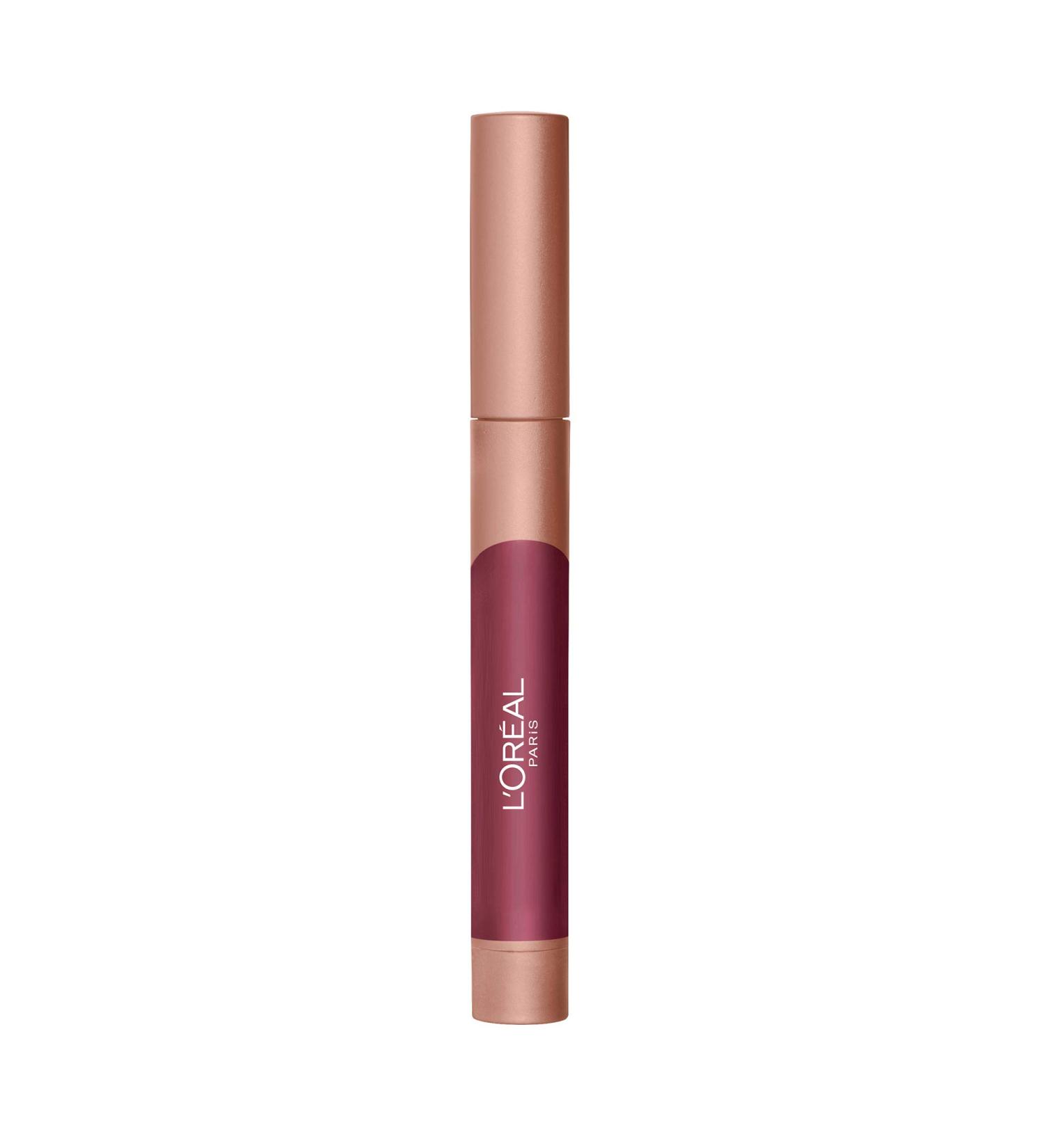 L'Oreal Paris Infallible Matte Lip Crayon - Sizzling Sugar | Long-Lasting Lip Color - Buy Online on GoSupps.com