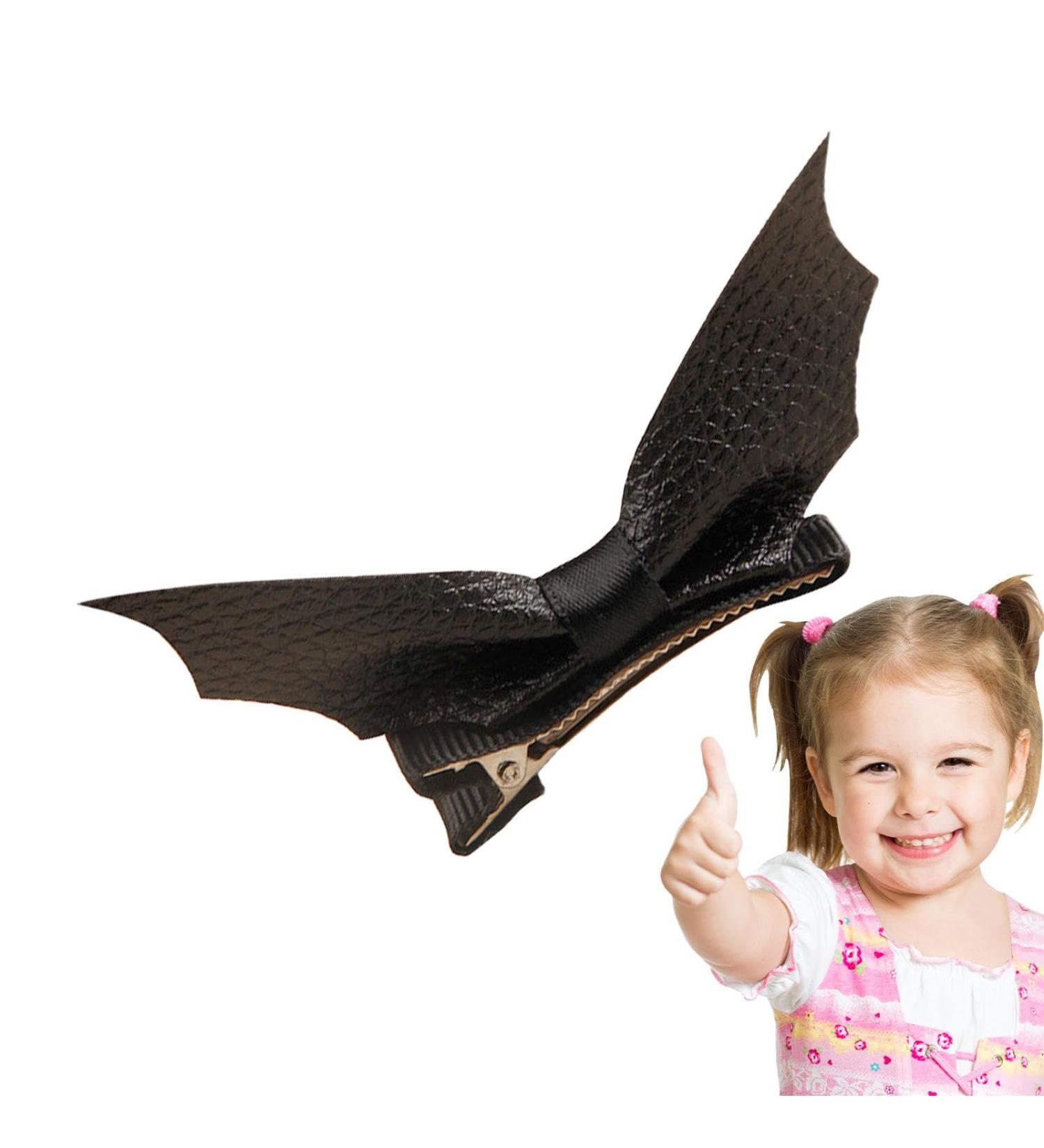 Yapetnck Halloween Hairclips - Funky Black Bat Wing Hairpins - Halloween Decorative Headwear Barrettes Duckbill Clips for Teen Girls Hair Accessories - Buy Online on GoSupps.com