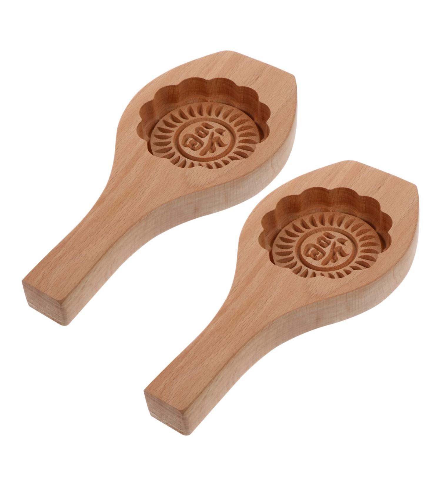 2pcs Supplies Mooncake Molds Pie Color Autumn Making Handmade Pastry for Pattern Bakery DIY Home Chinese Kitchen Chocolate Cooking Shape Lovely Bean Moon-Cake Pumpkin (Color : Wood Color Size : 22X 22X10.5CM Wood Color - Buy Online on GoSupps.com