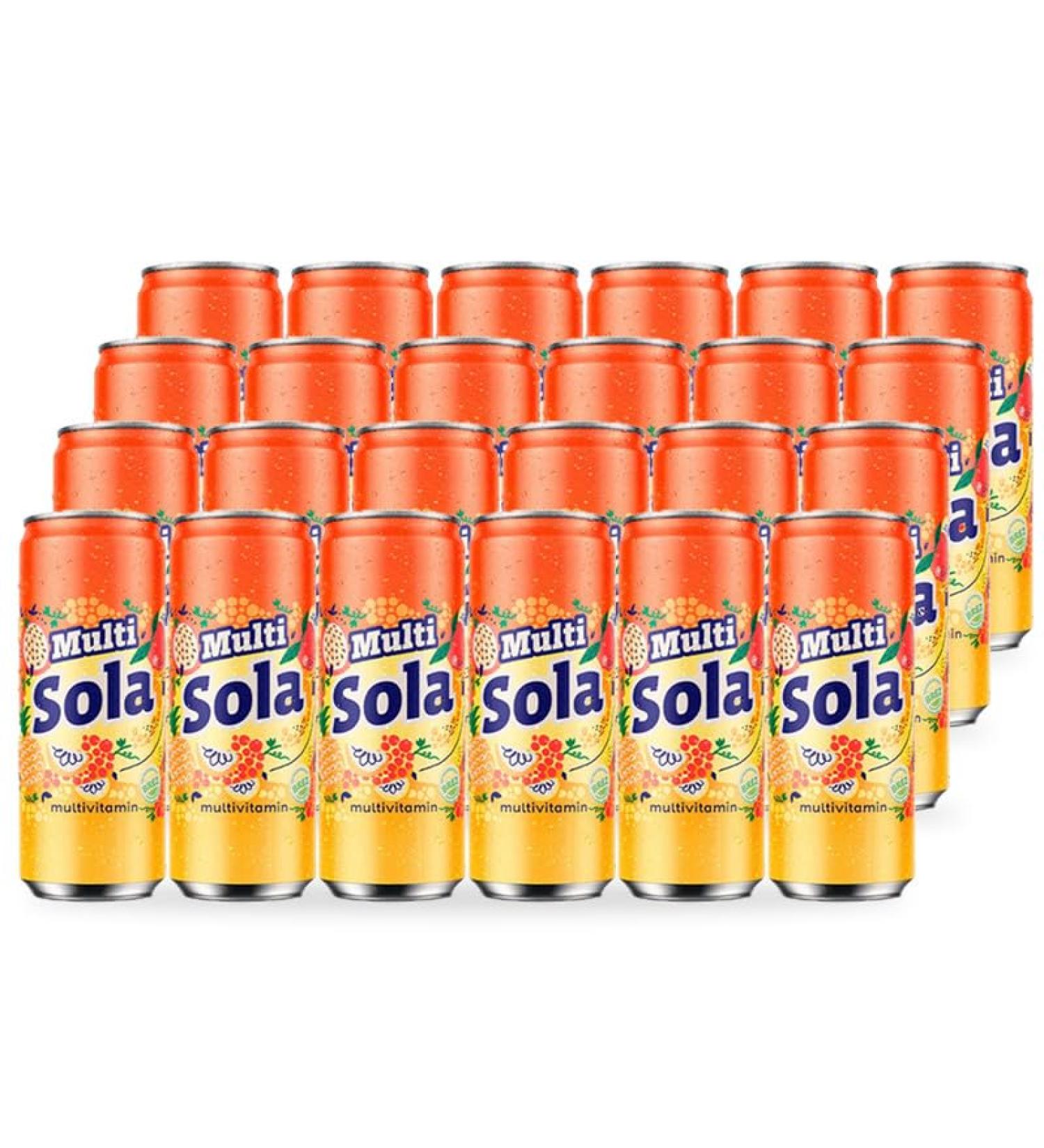 Jus multivitamines Sola 0 33 L de Prime Drink pack de 24 jus multivitamines frais pour se rafra chir jus frais au vrai go t jus aromatis et ingr dients r els Multivitamines (CAN) 13.75 ml (Lot de 24)