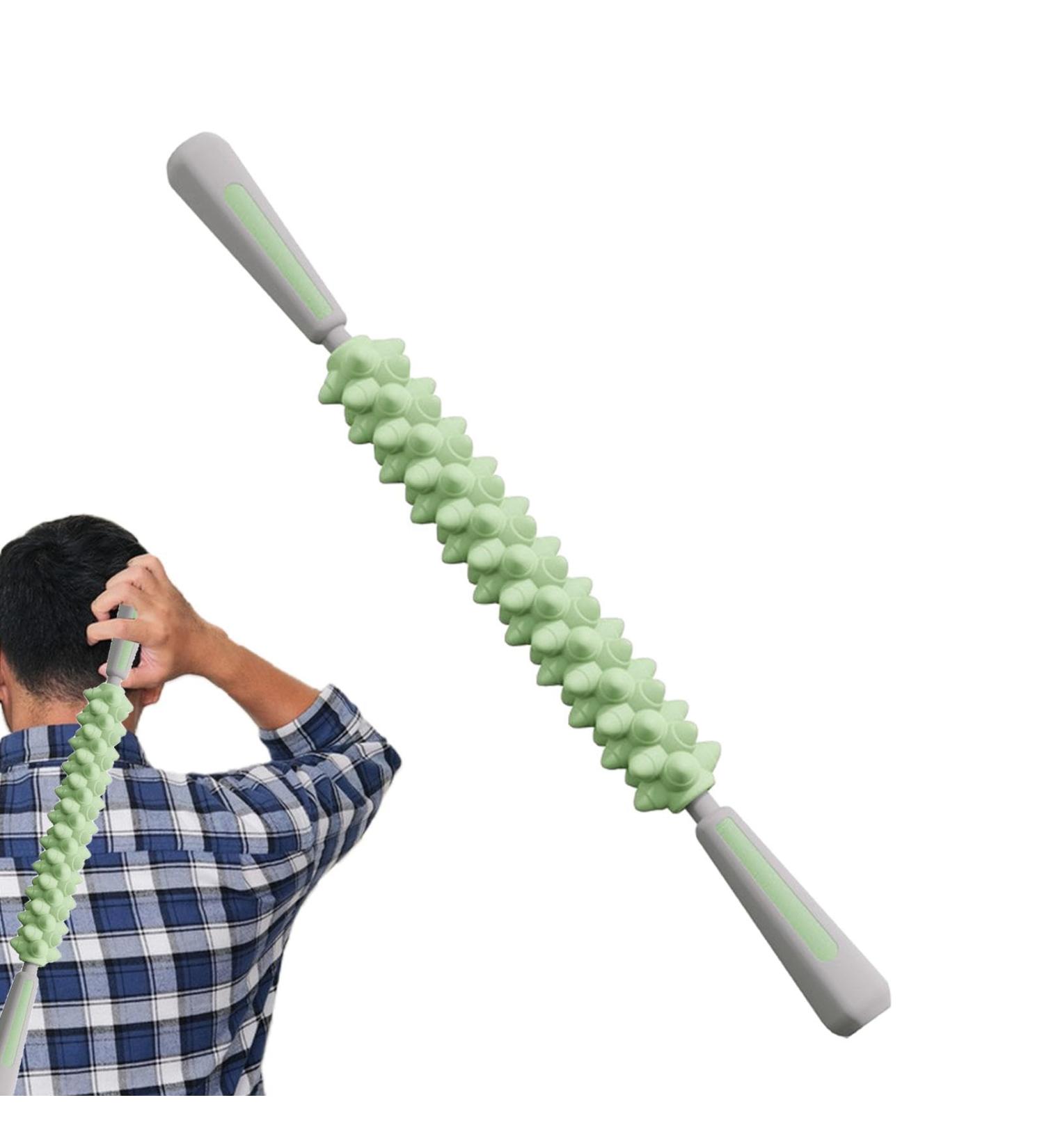 Shenrongtong Massage Stick - Manual Body Scooter for Muscle Relaxation | Back Thigh Neck - Comfortable & Portable Massage Device for Yoga Travel & Gym - Buy Online on GoSupps.com