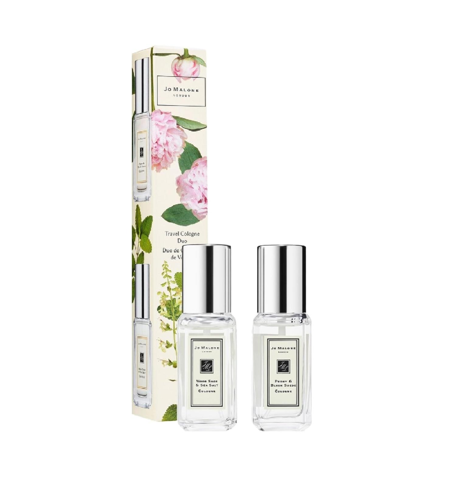 Jo Malone Travel Cologne Duo - English Pear & Freesia and Wood Sage & Sea Salt - 0.3 Fl Oz