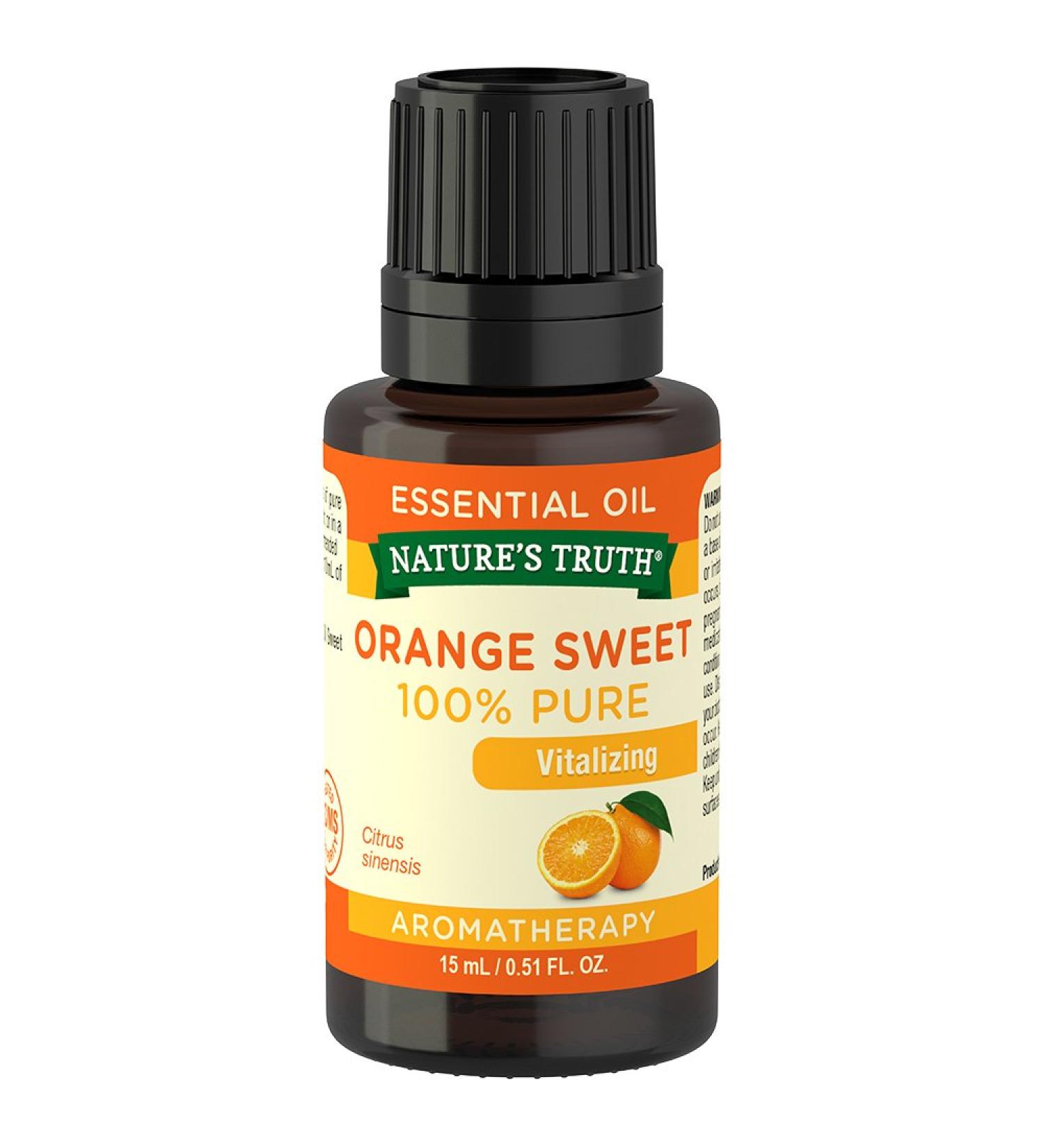 Buy Nature's Truth Orange Essential Oil 0.51 oz - Premium Quality Vitamins | Shop Internationally - Buy Online on GoSupps.com