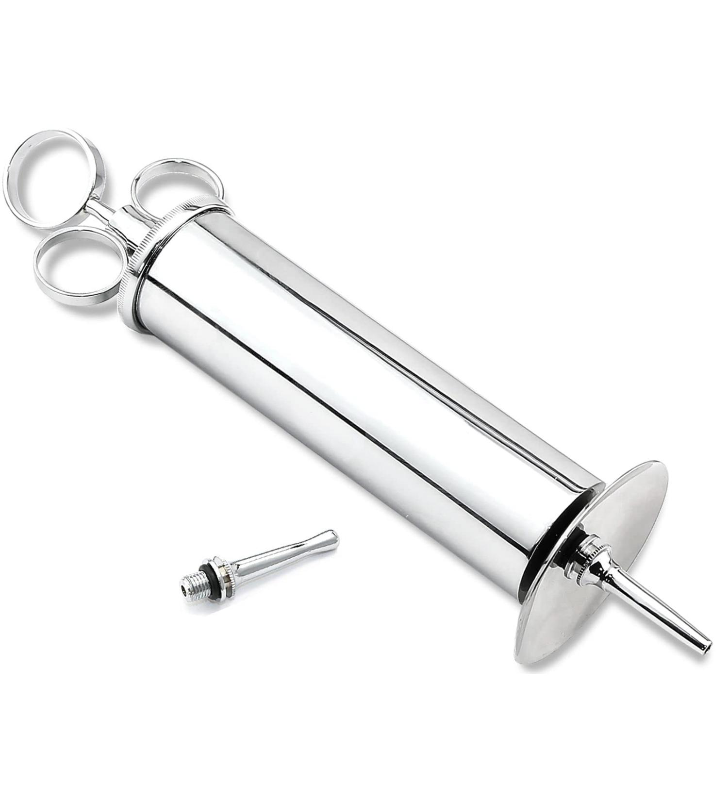 50 ml Metal Syringe with Attachments - Durable & Perfect for Precision Use | International Shipping Available - Buy Online on GoSupps.com
