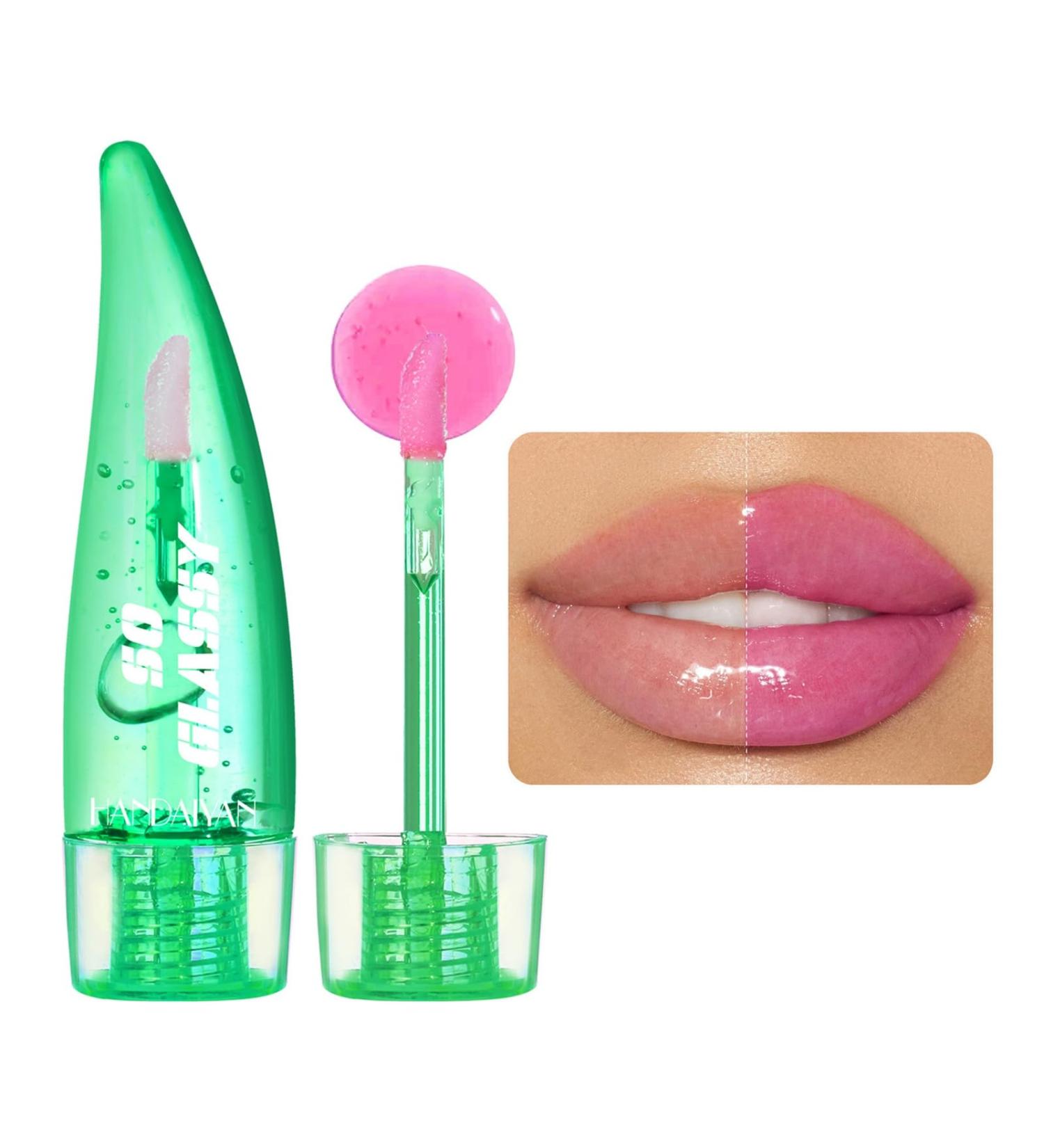 Buy Aloe Vera Color Changing Lip Balm | Tinted Lipstick & Mood Lip Tint for Women - Hydrating & Fun - Buy Online on GoSupps.com