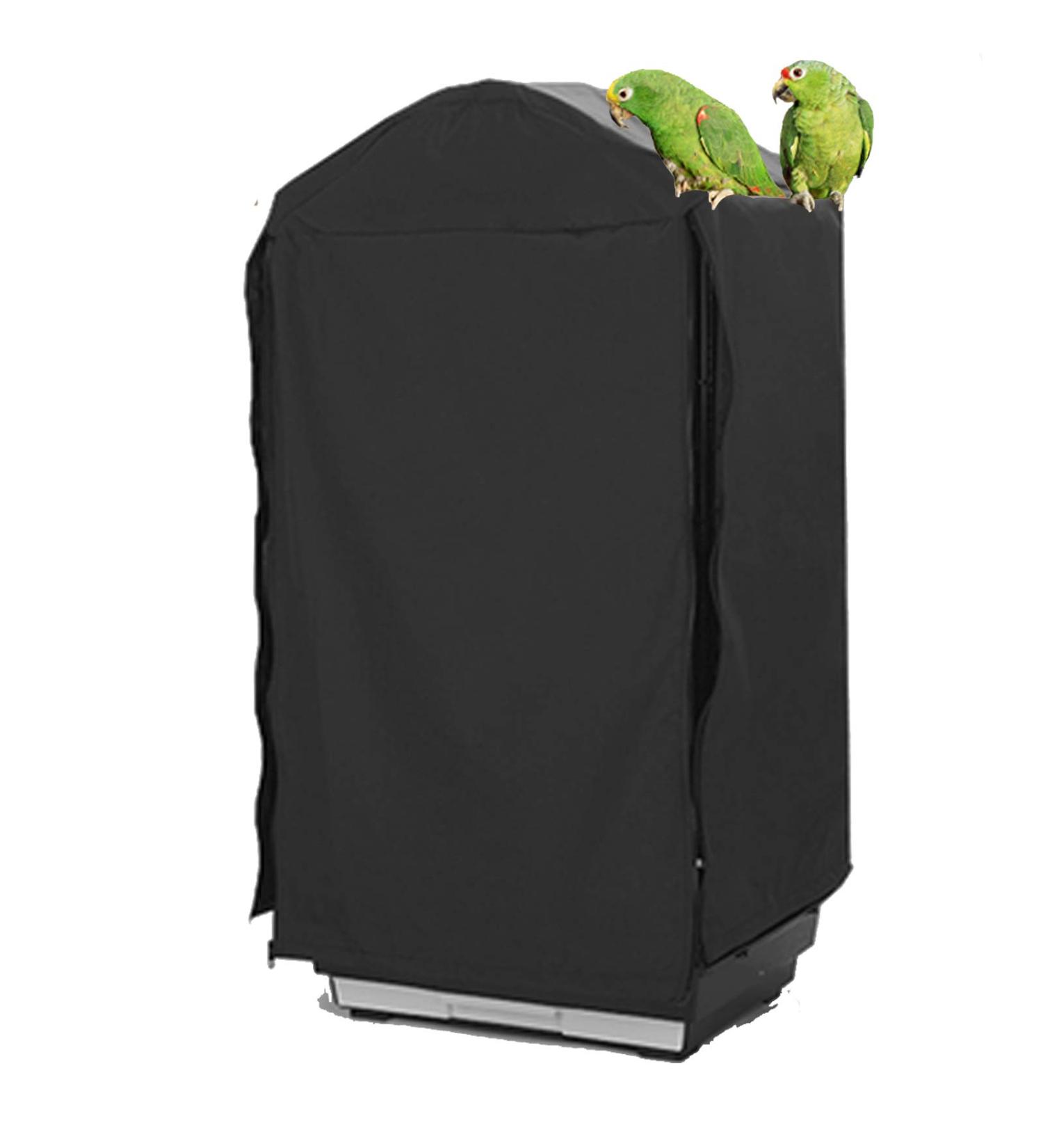 Bonaweite Blackout Birdcage Cover for Parrot Cage - Windproof & Light-Proof Pet Sleep Shade, Grey - Buy Online on GoSupps.com