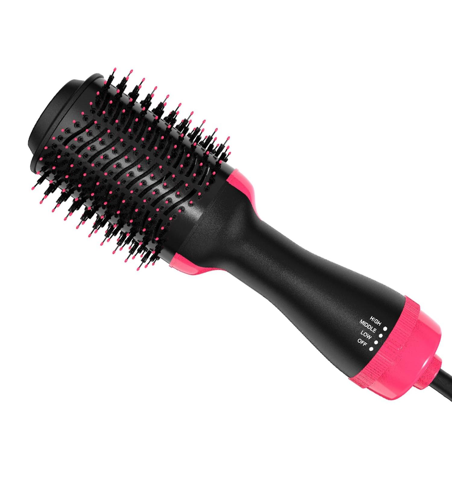 4 in 1 Hair Dryer Brush - Upgrade Your Styling with Negative Ion Technology & Anti-Frizz Ceramic - Perfect for Salon-Quality Results Worldwide - Buy Online on GoSupps.com