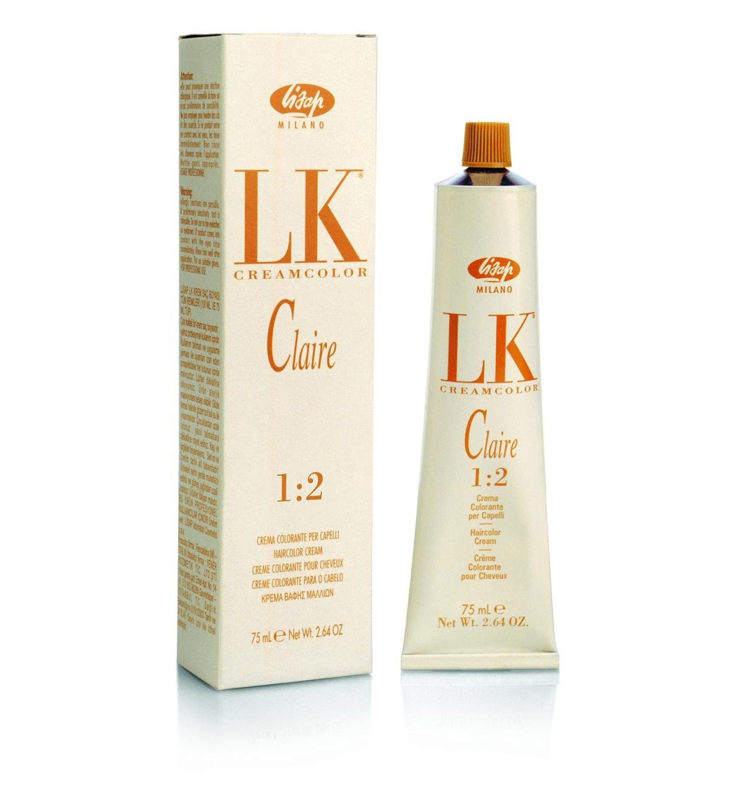 Lisap LK Cream Color Millennium Permanent dye Hair Color Coloration 100ml - 1/8M Violet