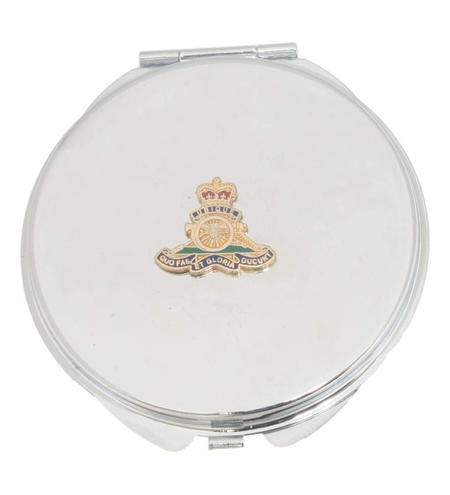 Royal Artillery Cut Out Compact Mirror Handbag Gift With Free Engraving ME57 - Buy Online on GoSupps.com