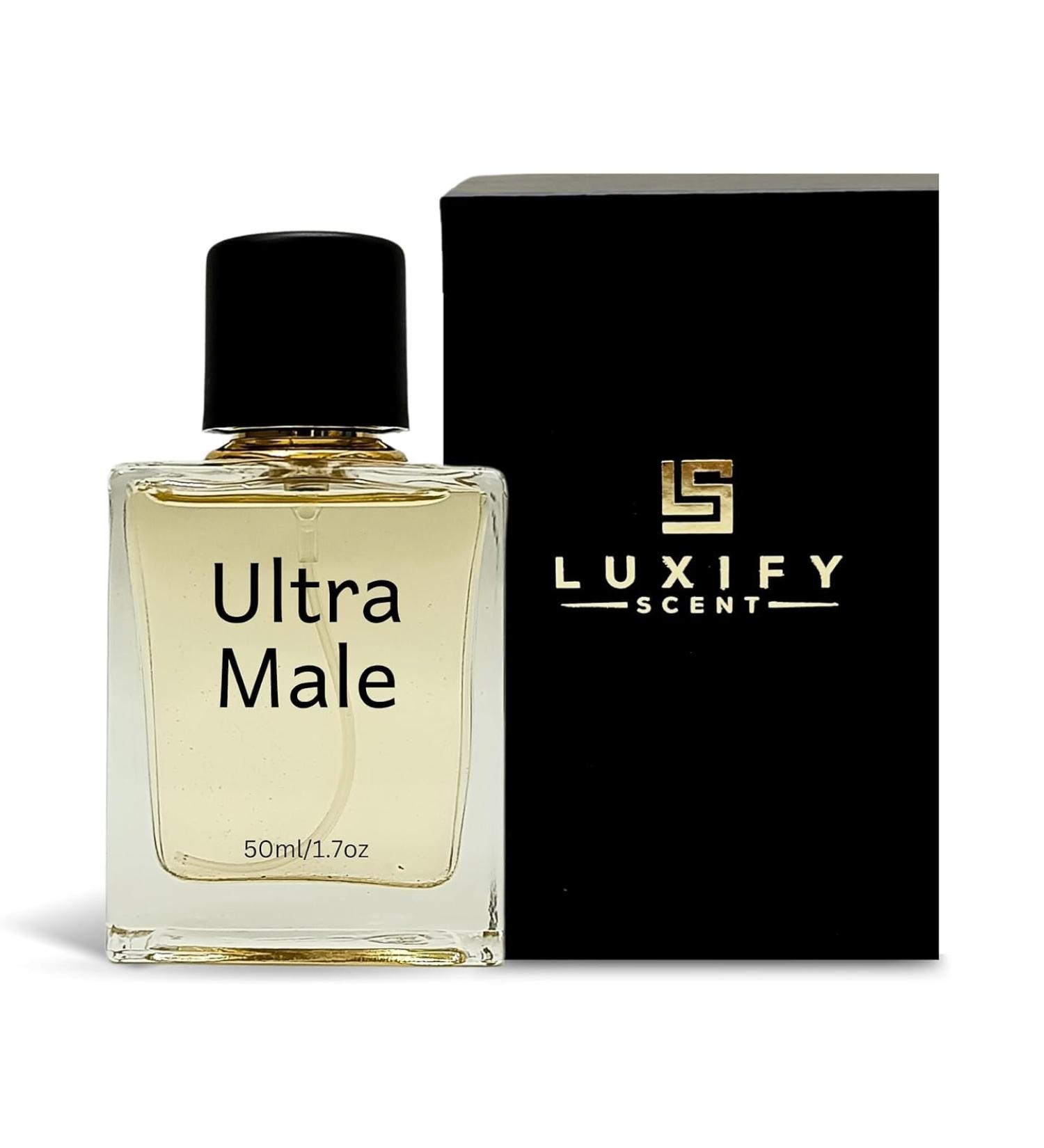 LUX-IFY SCENT Ultra Male Perfume | Intense & Seductive Scent | Sweet Vanilla & Fruity notes| Long-Lasting Fragrance | Eau de Parfum | 50ml - Buy Online on GoSupps.com