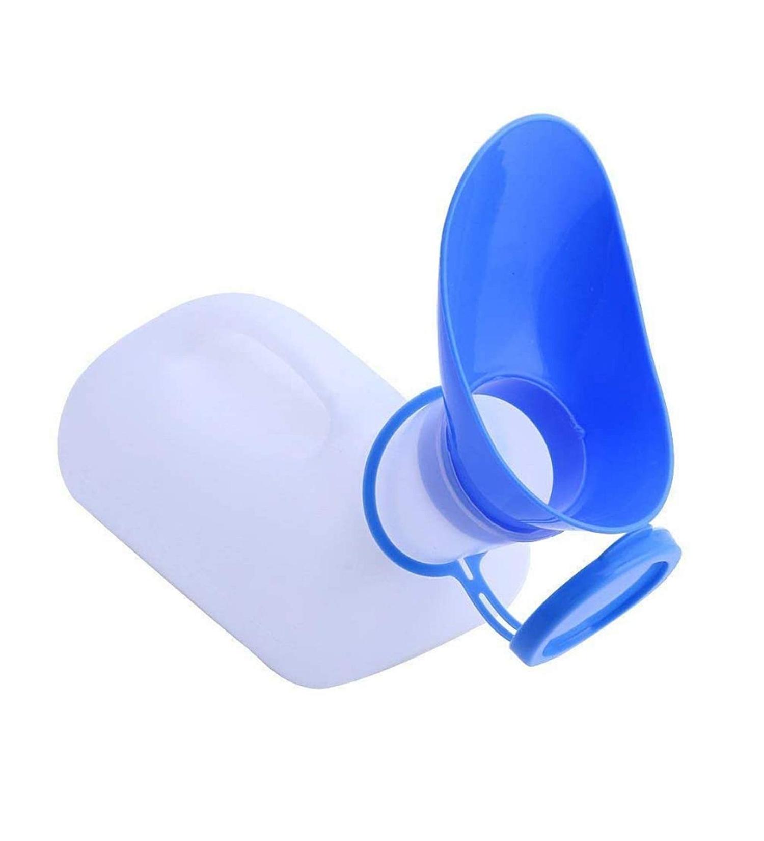 Men Urinal 1000ML Unisex Urinal with Lid Portable Emergency Male Female Pee for Hospital Travel Car Emergency Convenient and Practical Urinal - Buy Online on GoSupps.com