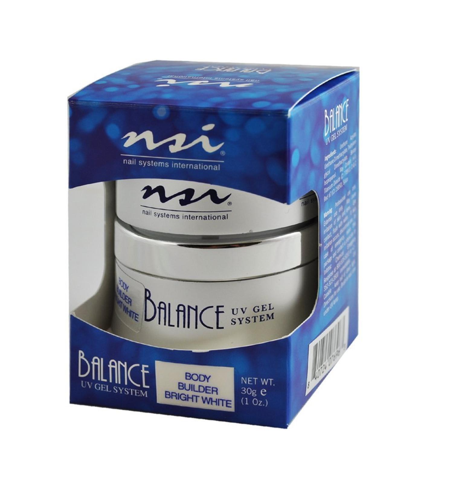 nsi Balance UV-Gel-System - Body Builder - Helle weiße - 30g
