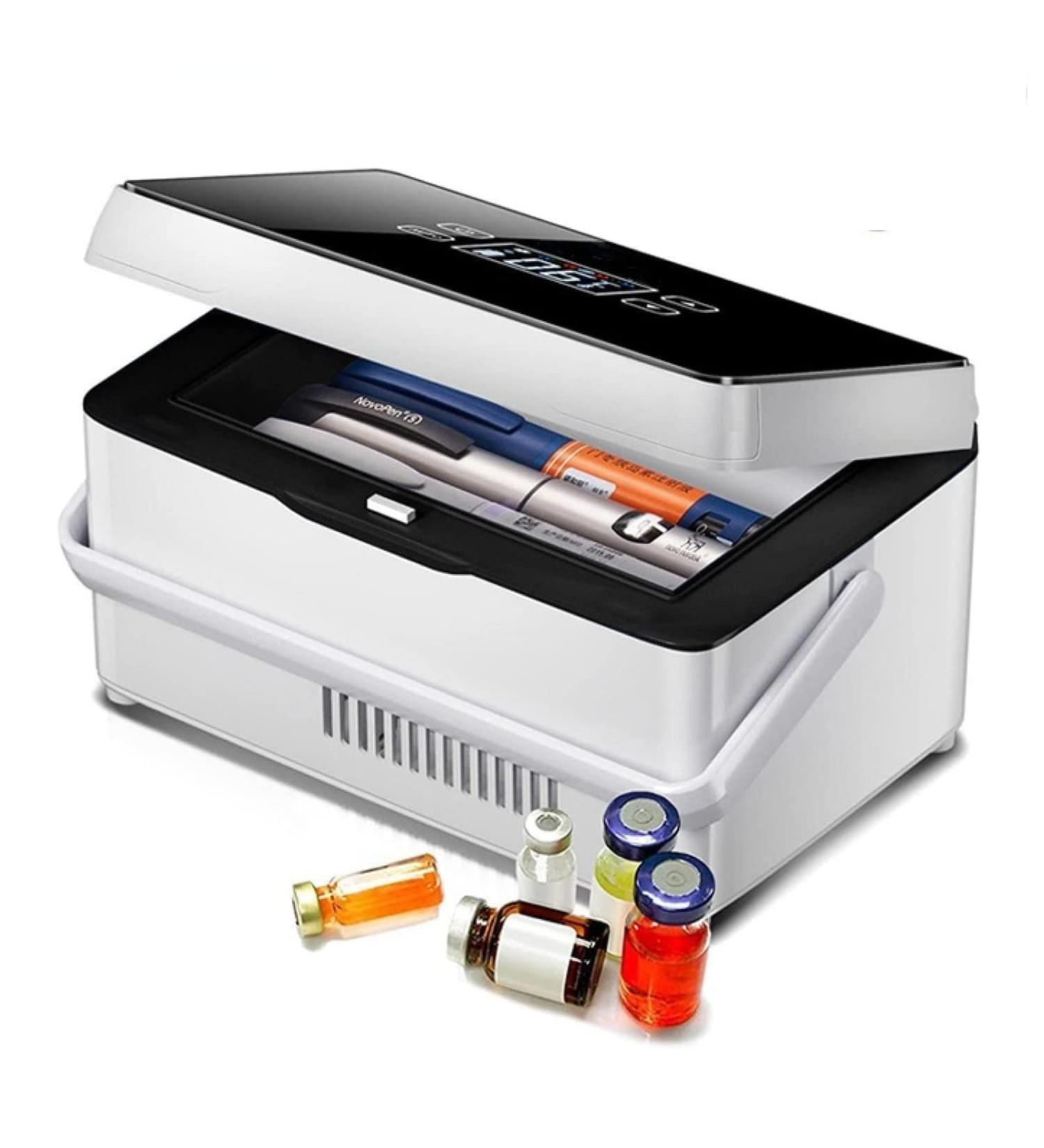 Insulin Cooler Case USB Portable Insulin Cooler Box Car Small Refrigerator Mini Cold Boxes 10200mAh Battery&Bag Mini Drug Constant Temperature Refrigerator - Buy Online on GoSupps.com