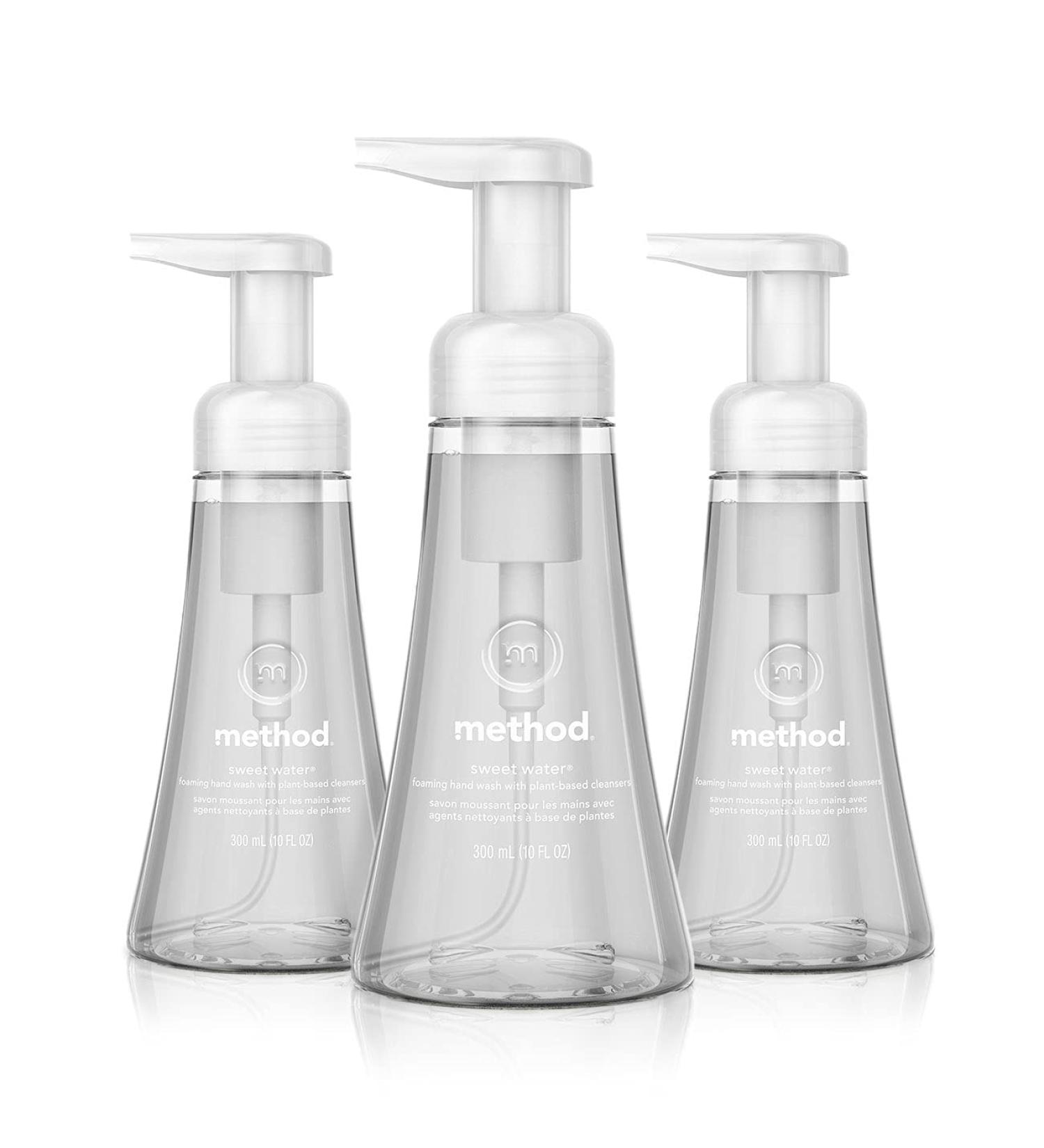 Method Foaming Hand Soap - Sweet Water, 10 oz (Pack of 3) | Refreshing & Gentle Clean - Buy Online on GoSupps.com