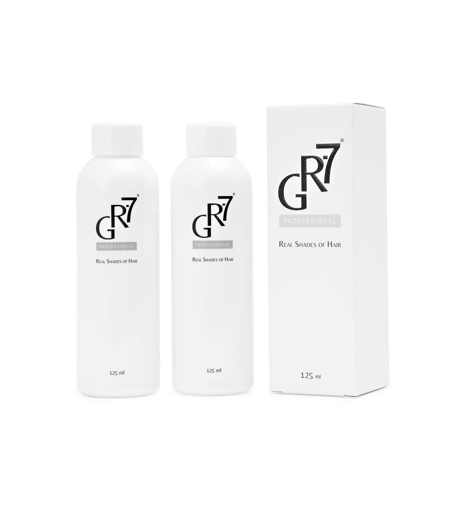 GR9 GR7 Lotion against Gray Hair 125ml 2 Pieces Anti Gray Hair for Men and Women Get rid of Gray Hair - Buy Online on GoSupps.com