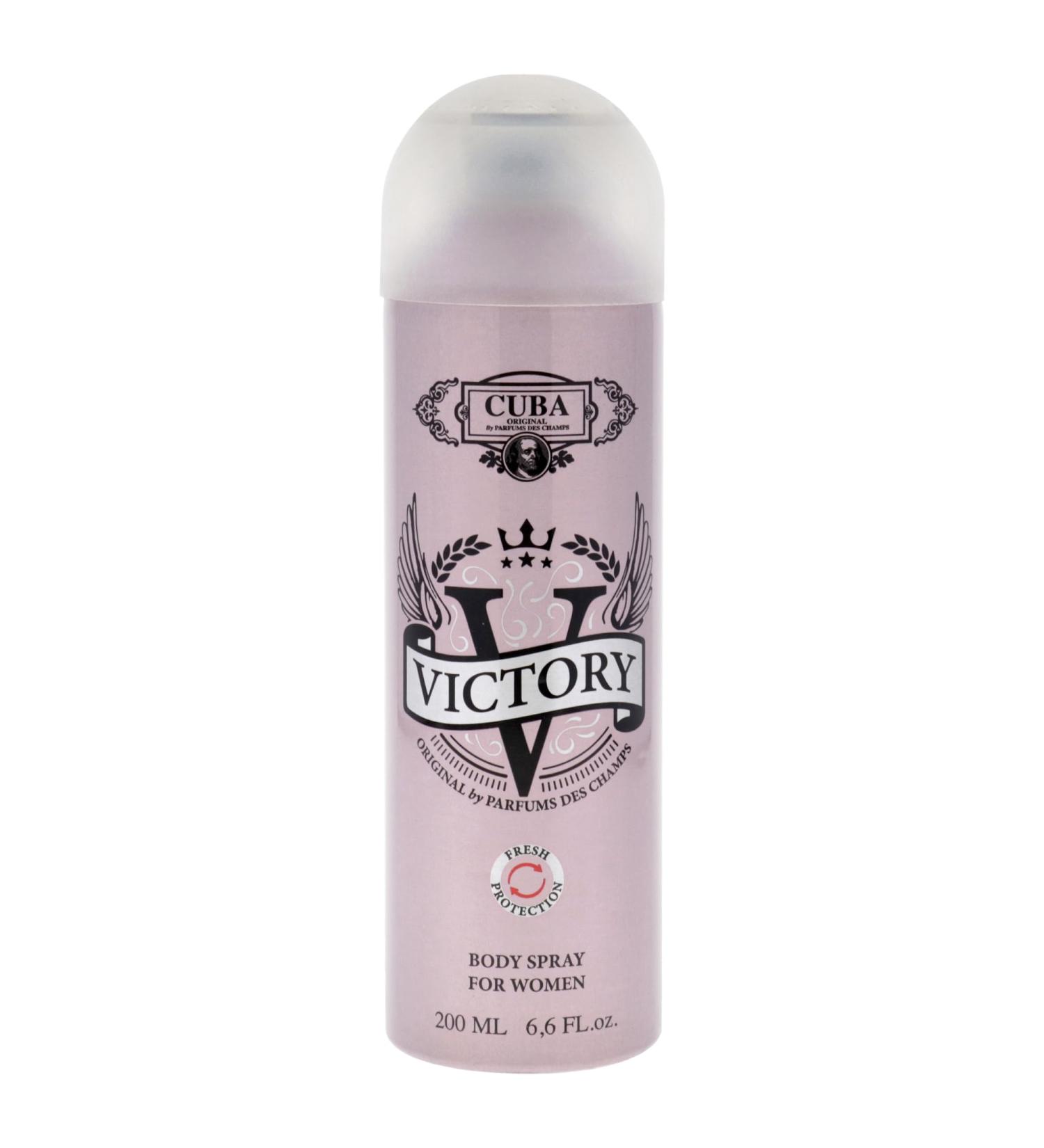 Cuba Victory by Cuba for Women - 6.6 oz Body Spray 6.6 Fl Oz (Pack of 1) - Buy Online on GoSupps.com