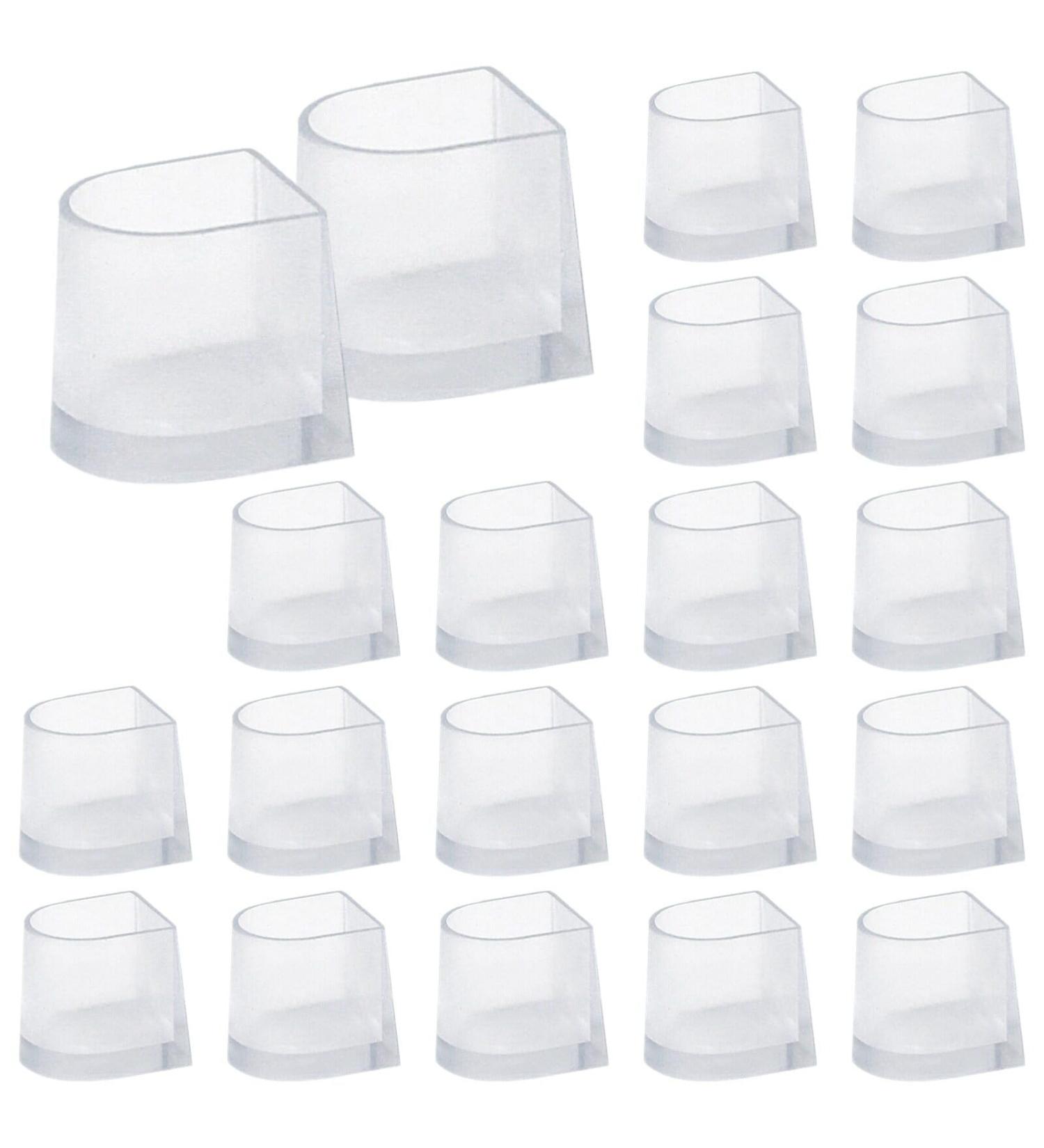High Transparent Heel Covers for Dance Shoes - Anti-Slip Protectors | 10 Pairs - Perfect for Outdoor Events & Grass - Buy Online on GoSupps.com